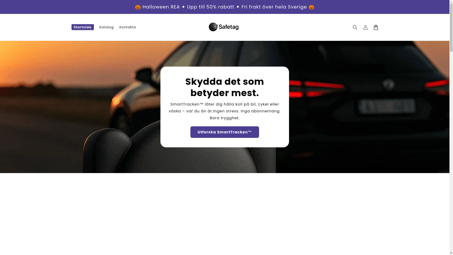 website screenshot of https://safetag-se.com/