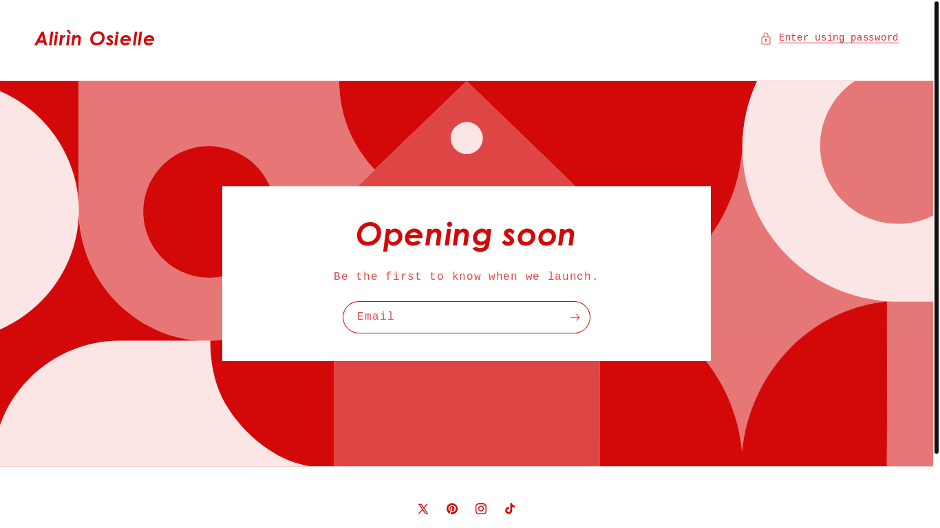 website screenshot of https://alirinosielle.com/