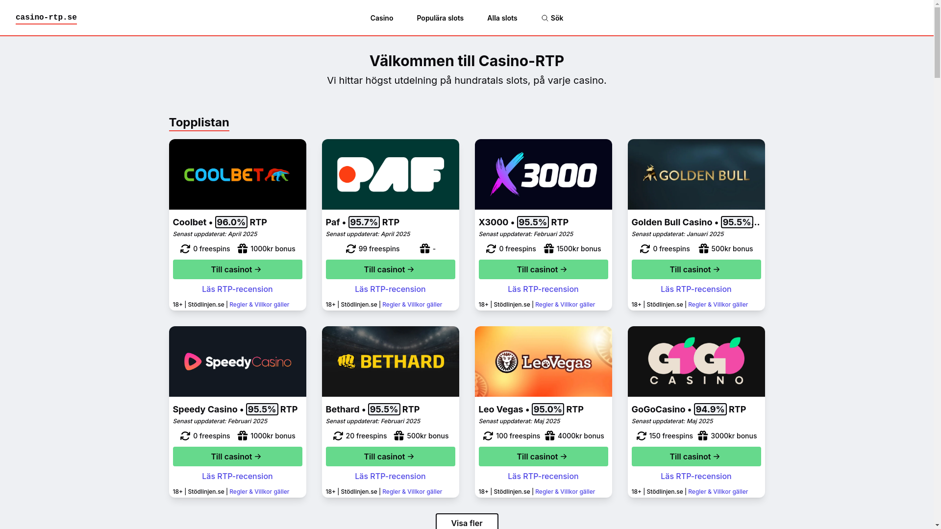 website screenshot of https://casino-rtp.pages.dev/