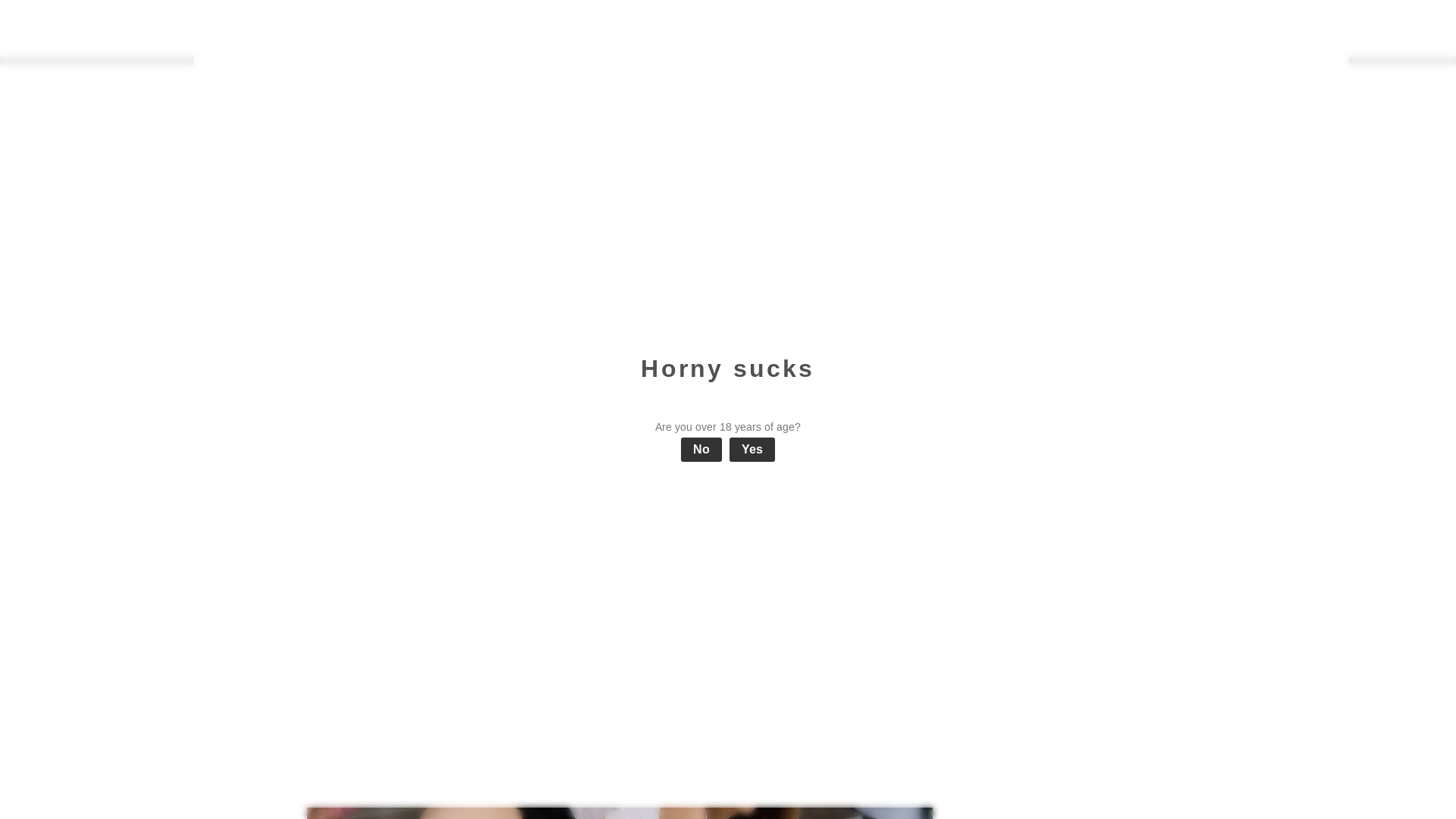website screenshot of https://hornysucks.com/