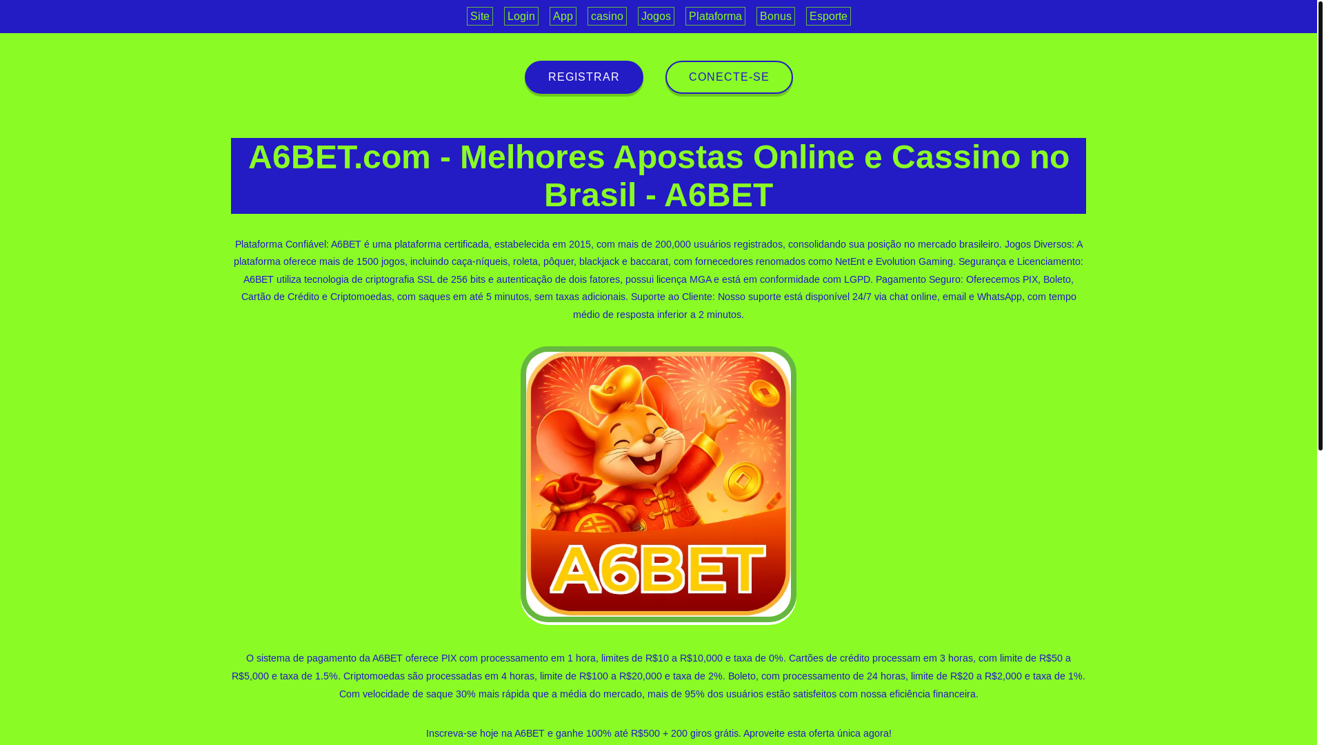 website screenshot of https://a6betk.com/