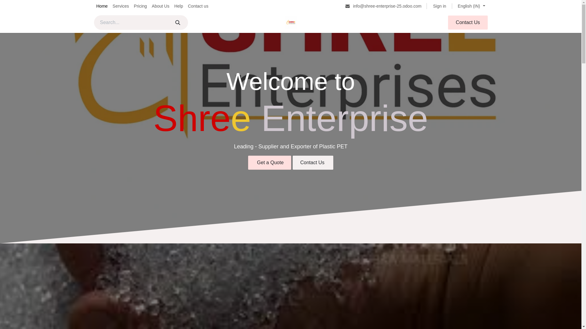 website screenshot of https://shree-enterprise-25.net/