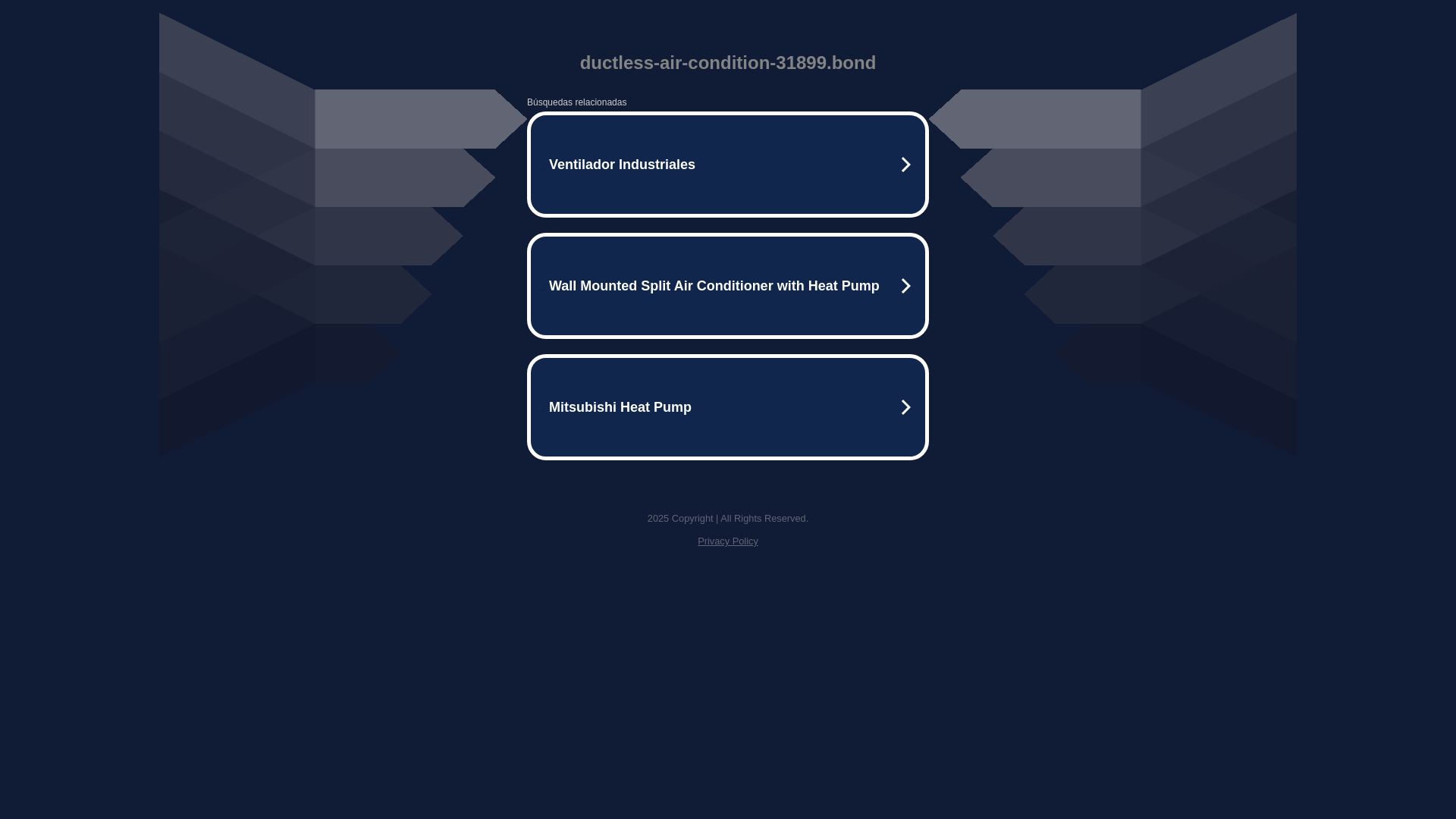 website screenshot of https://ductless-air-condition-31899.bond/