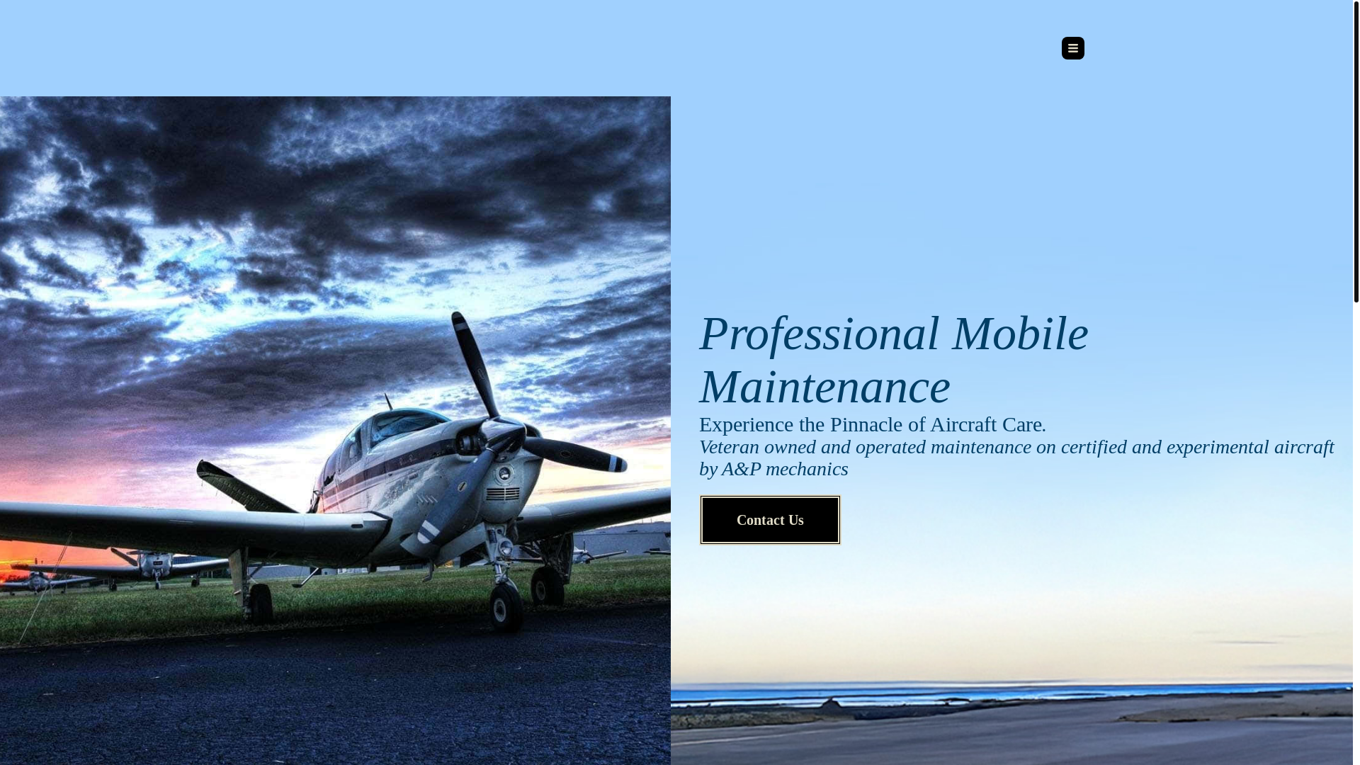 website screenshot of https://aceaviationmaint.com/