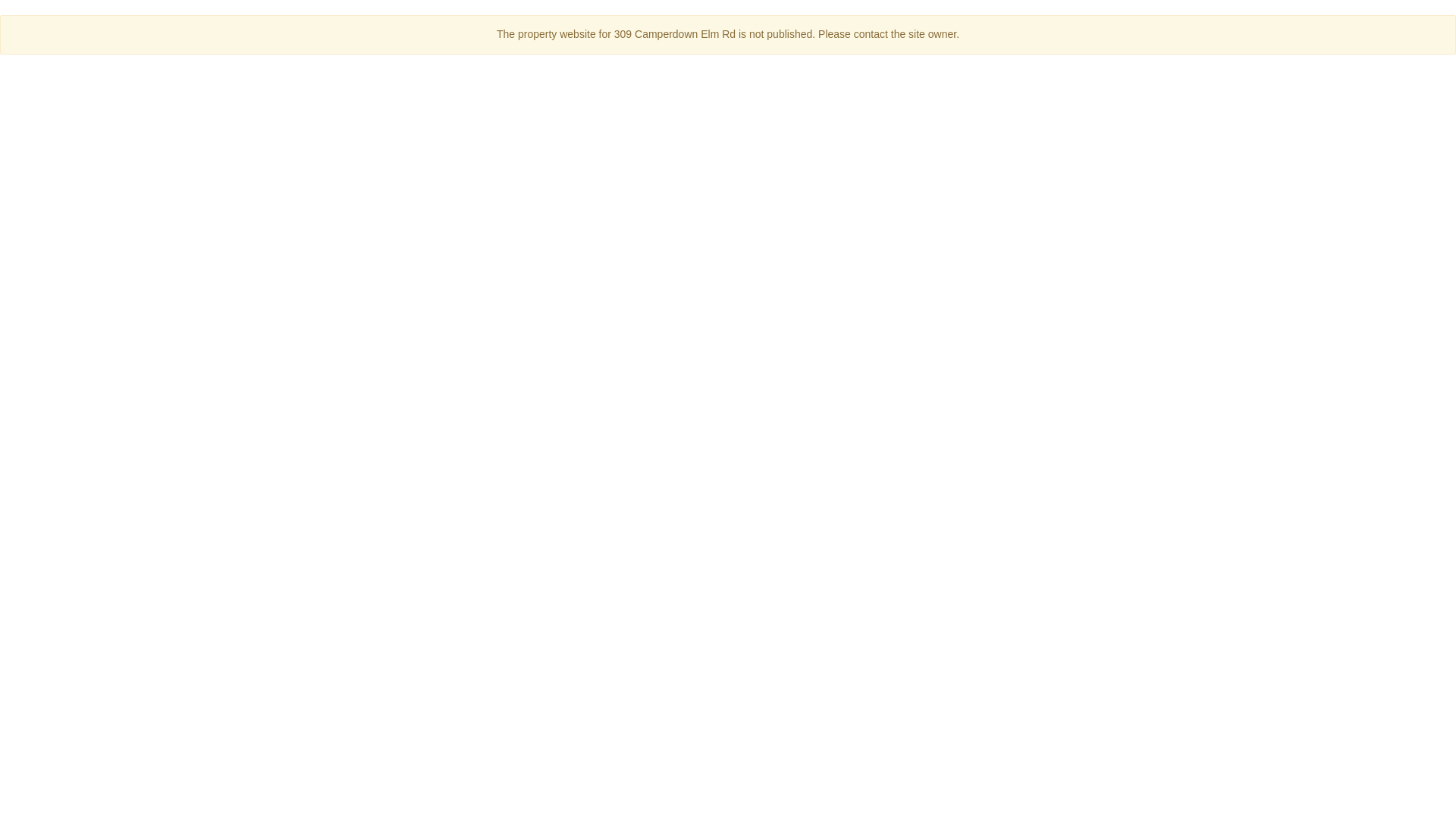 website screenshot of https://309camperdownelmrd.com/