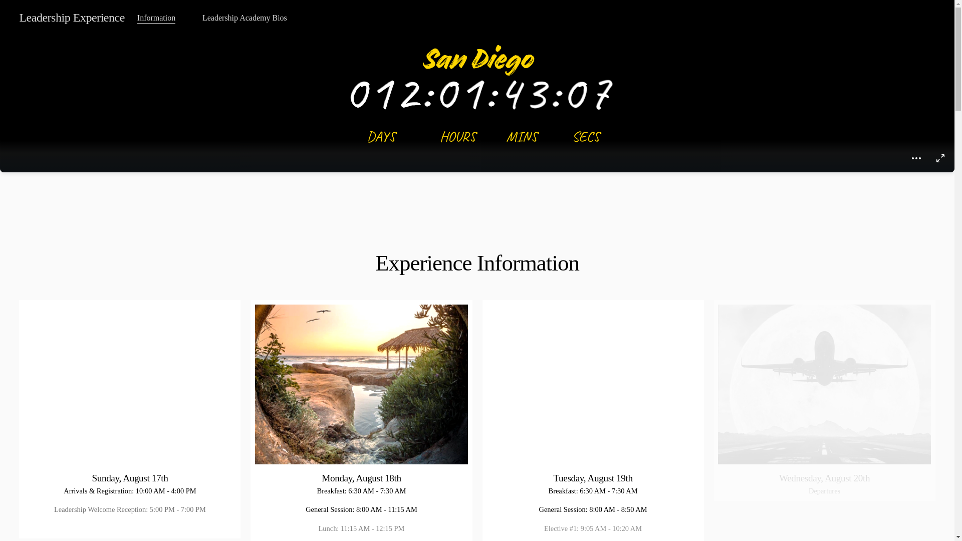 website screenshot of https://leadershipacademysandiego.com/