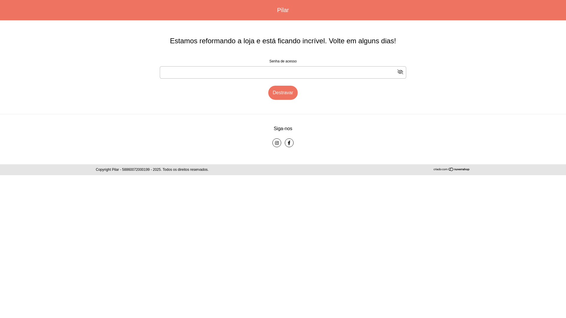 website screenshot of https://folheadospilar.com.br/