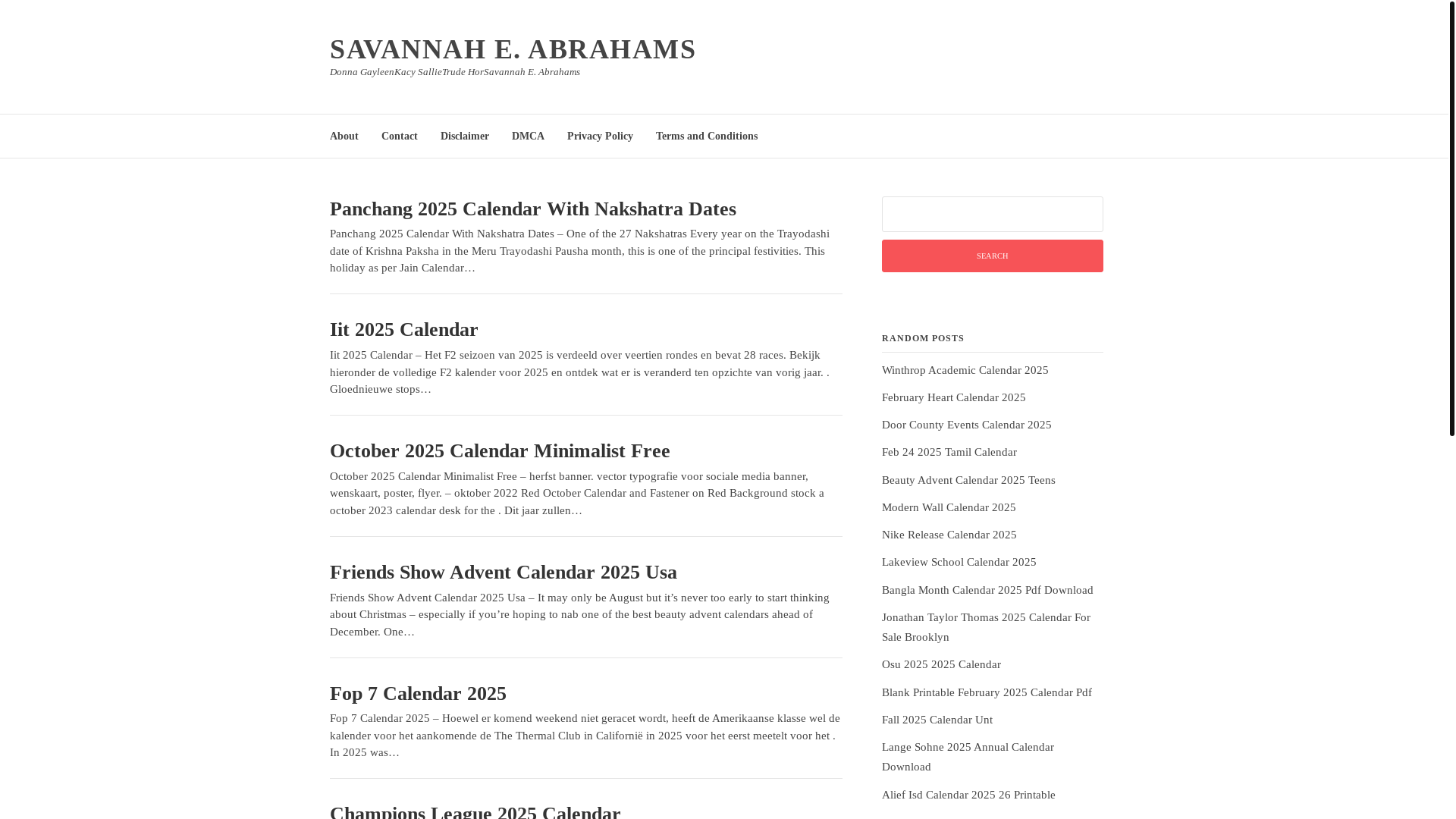 website screenshot of https://savannaheabrahams.pages.dev/