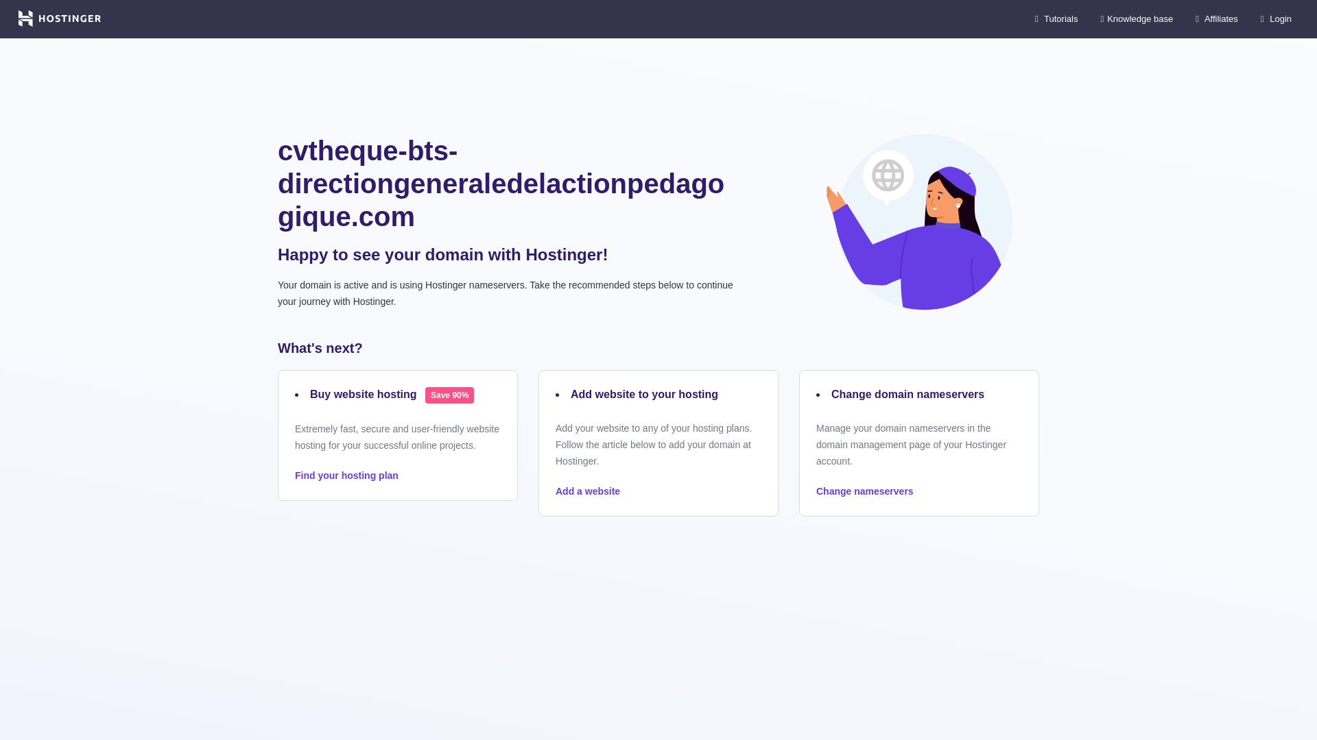 website screenshot of https://cvtheque-bts-directiongeneraledelactionpedagogique.com/
