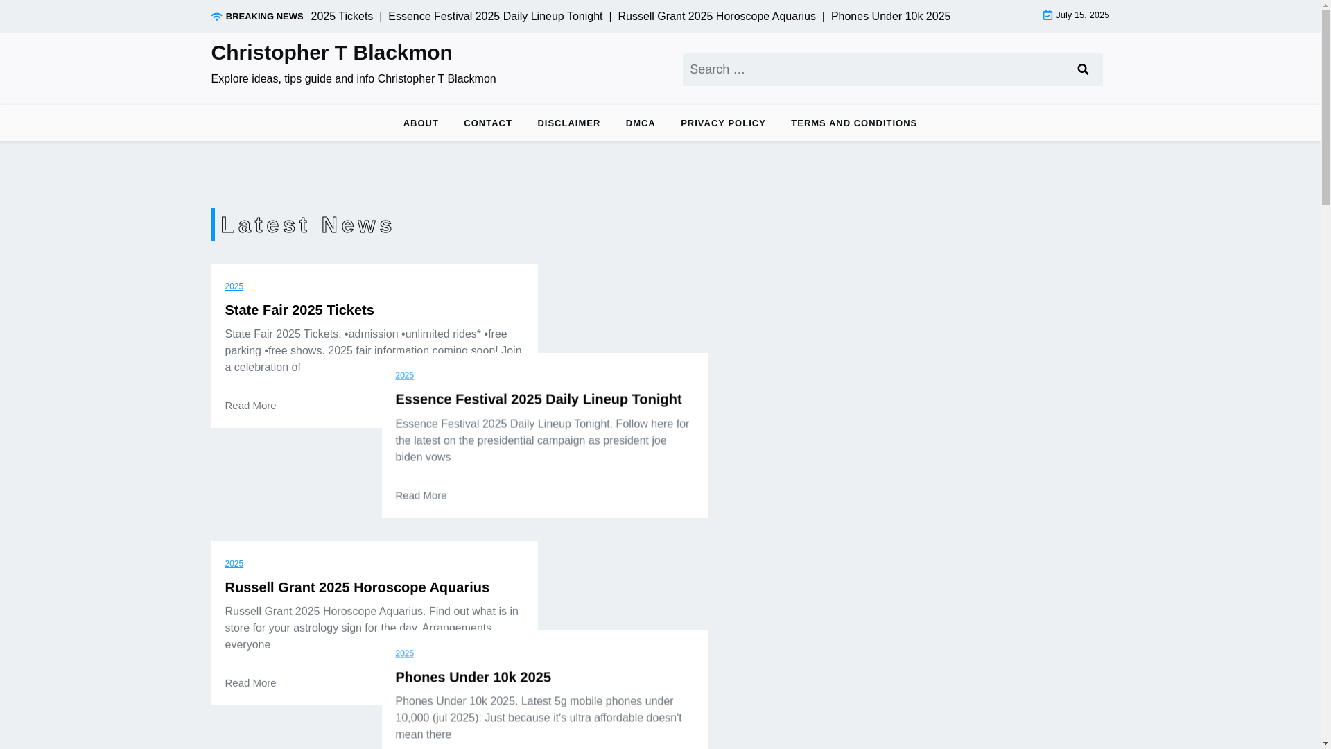 website screenshot of https://christophertblackmonl.pages.dev/