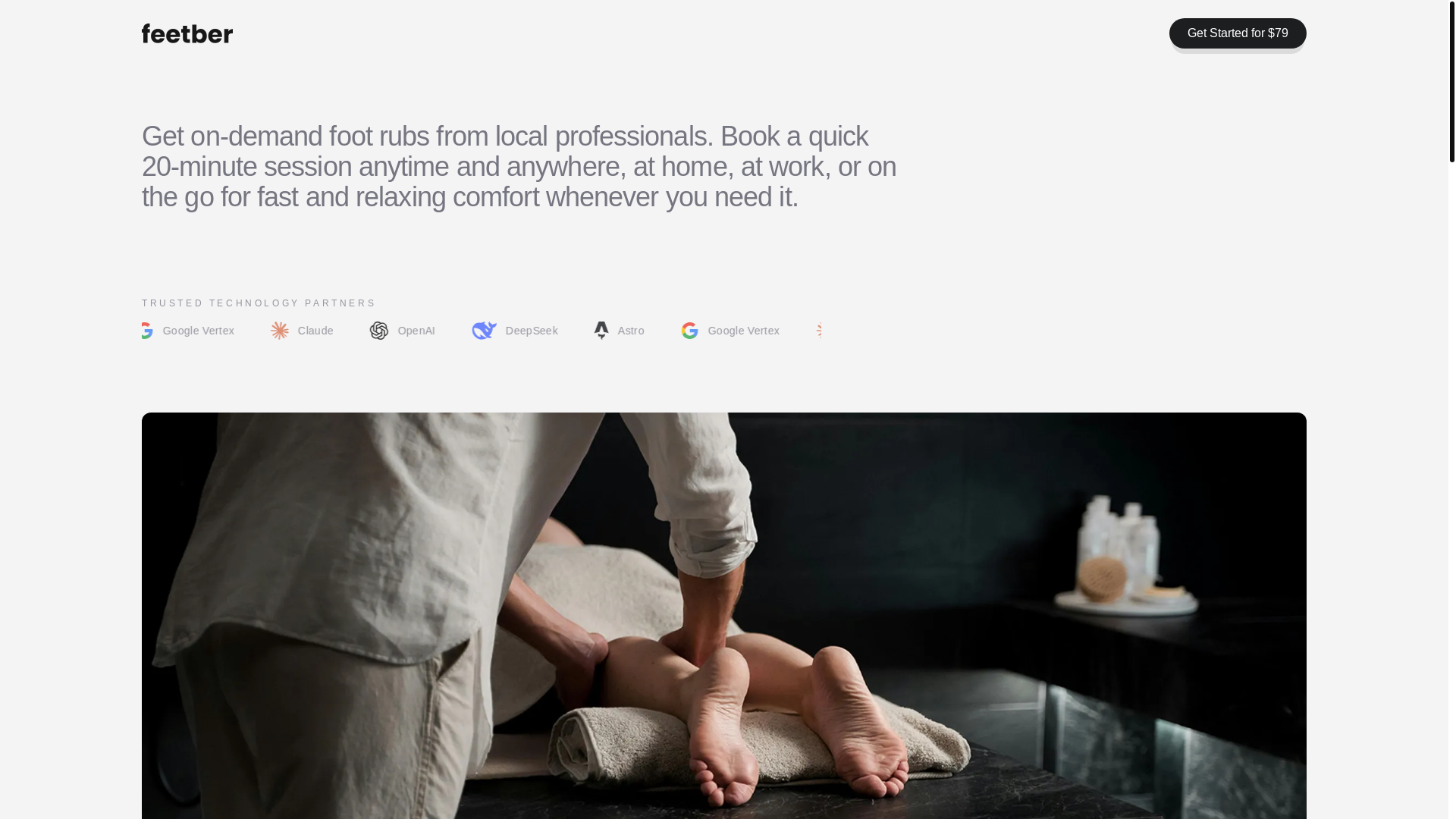 website screenshot of https://feetber.com/