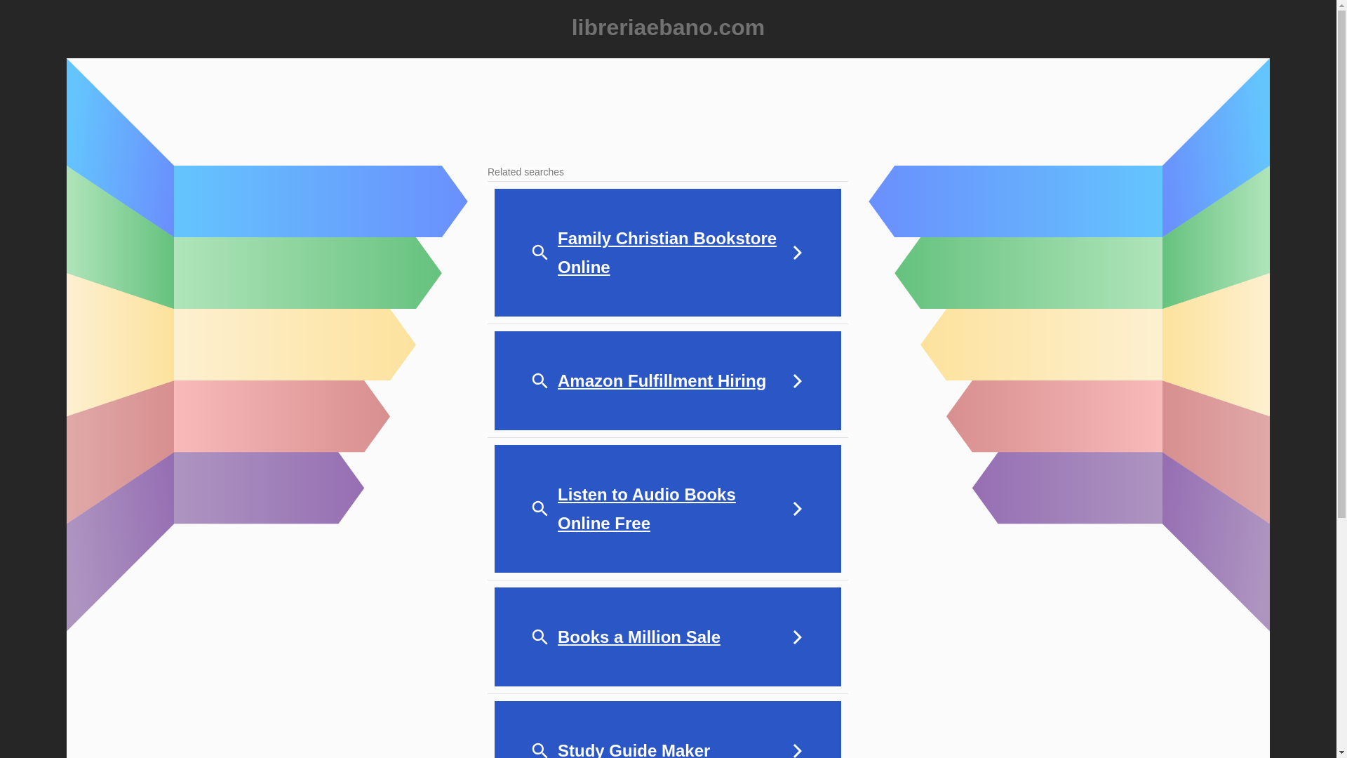 website screenshot of https://libreriaebano.com/