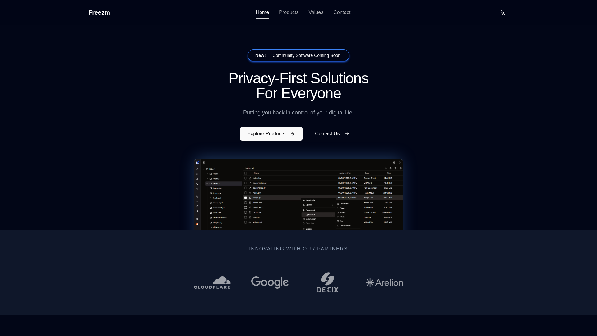 website screenshot of https://company-evv.pages.dev/