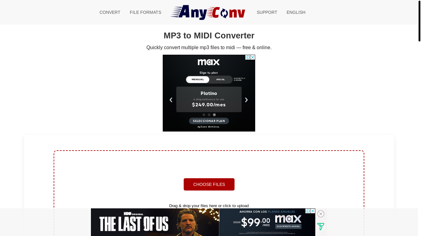 website screenshot of https://anyconv.com/mp3-to-midi-converter/