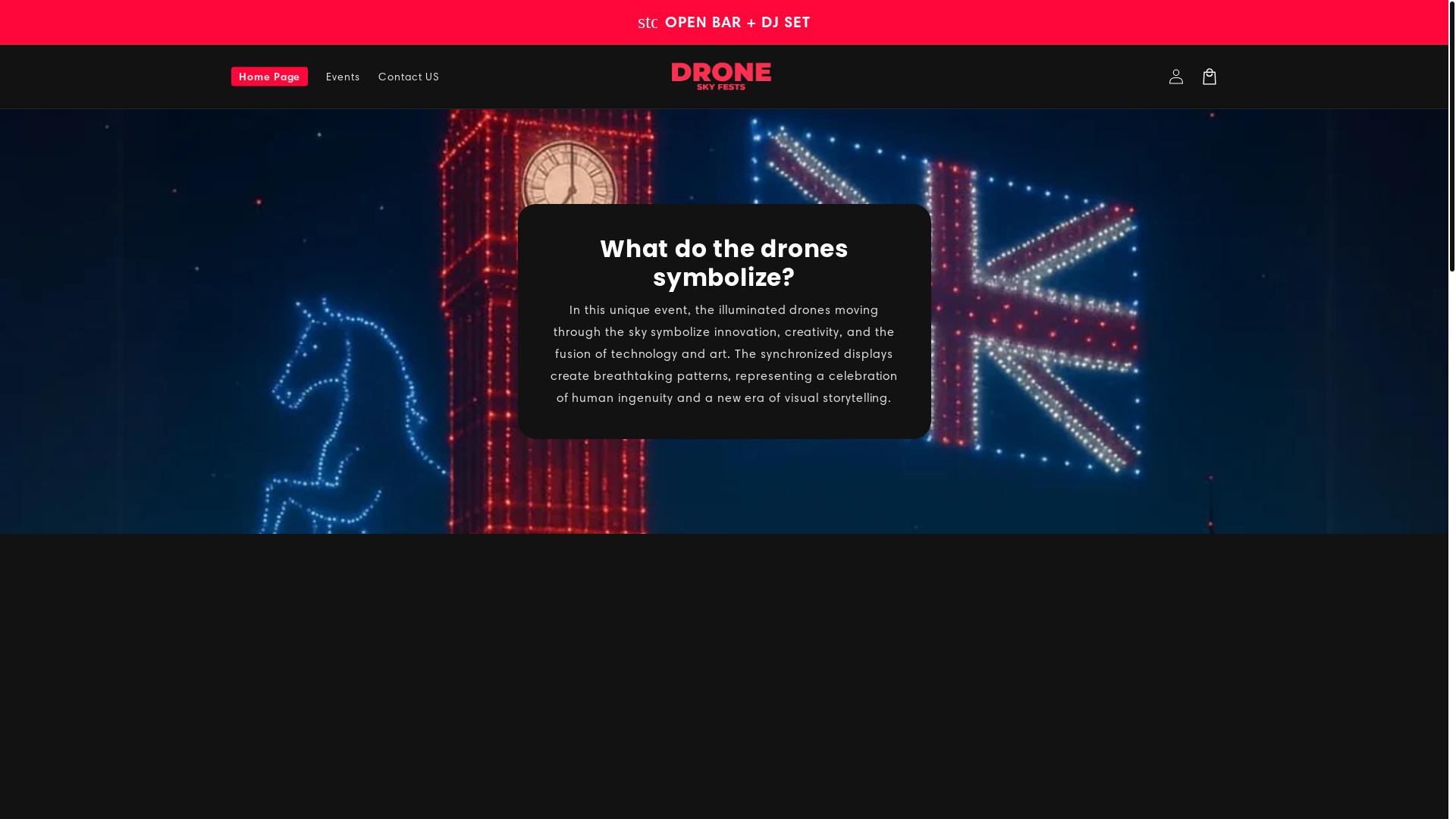 website screenshot of https://skydronefestuk.com/