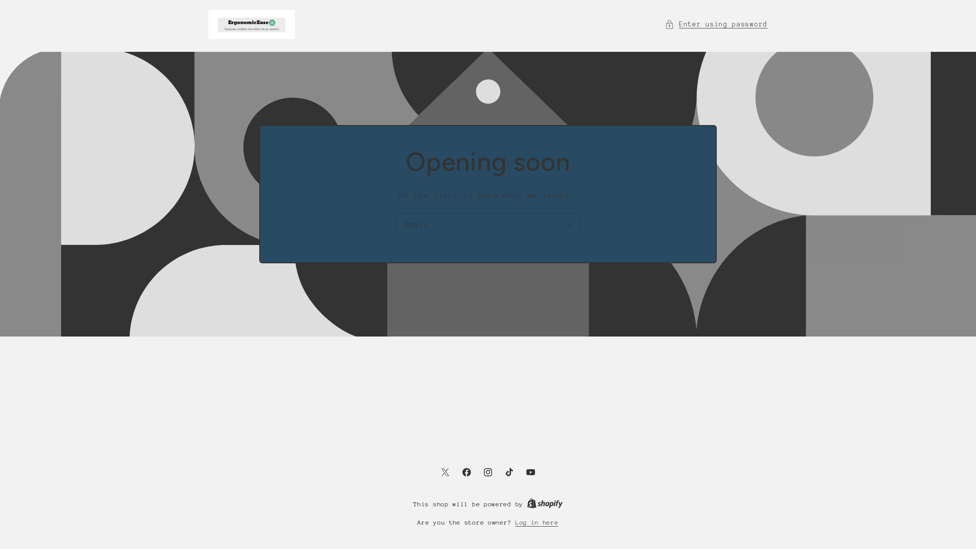 website screenshot of https://ergonomicease.com/
