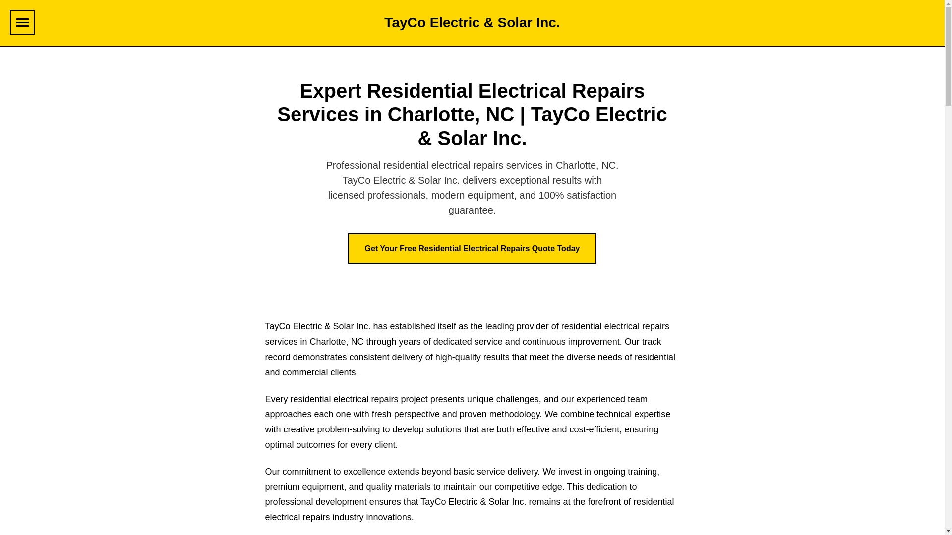 website screenshot of https://tayco-electric-solar-cd535.pages.dev/
