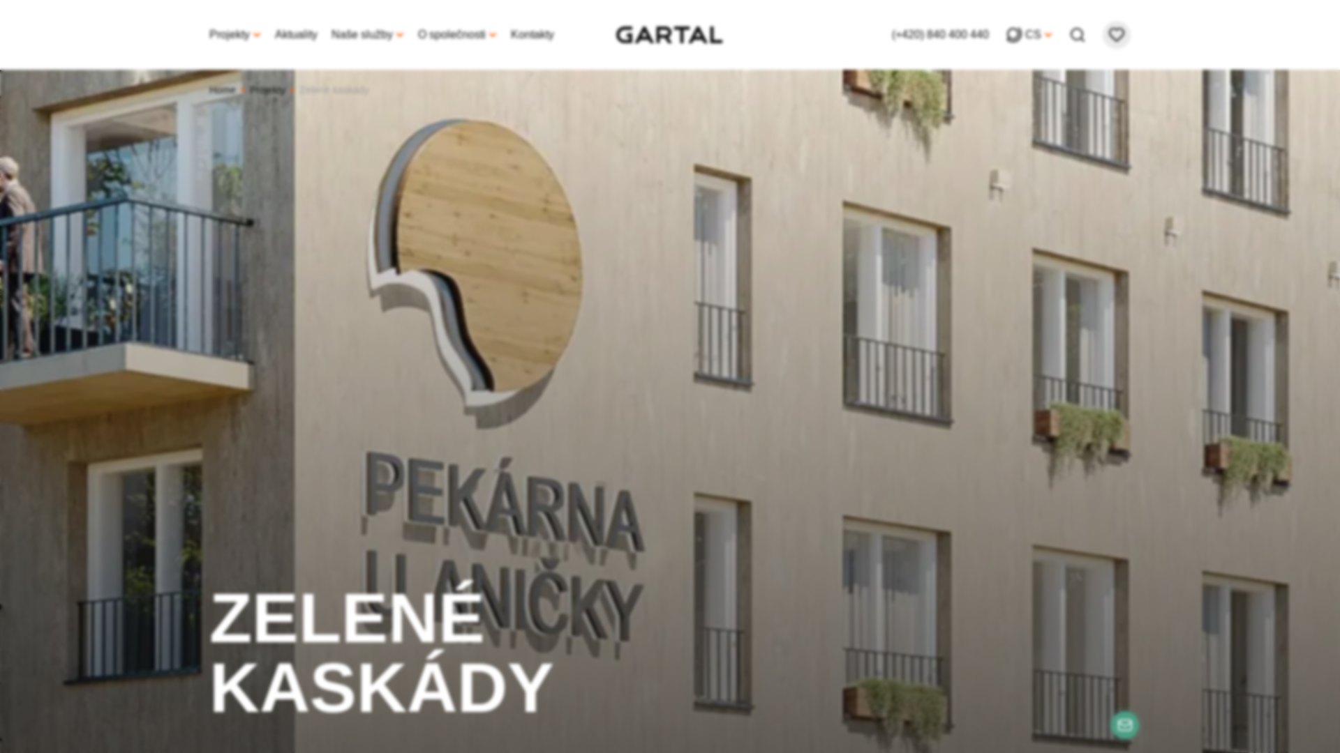 website screenshot of https://czechbydleni.life/