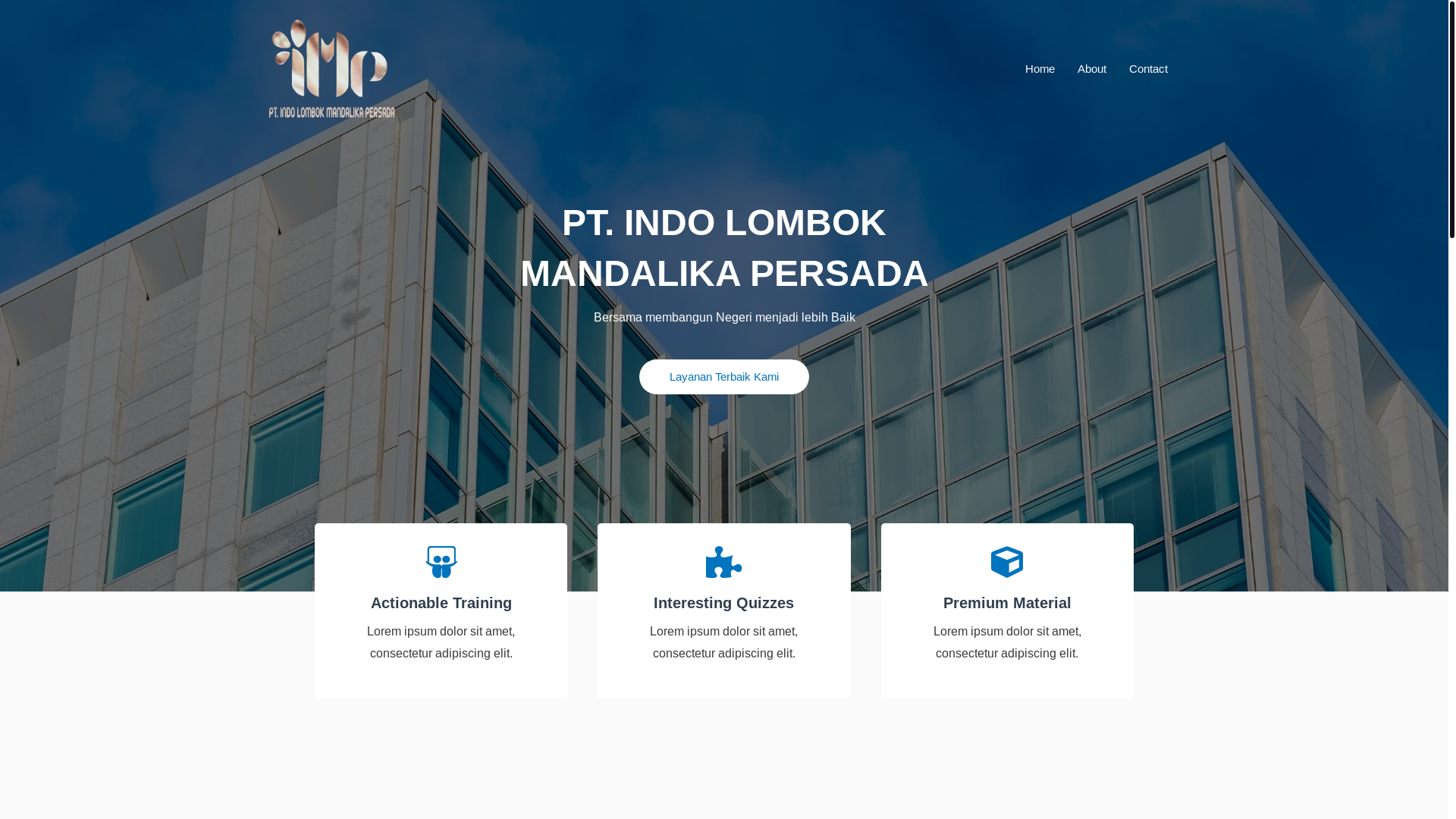 website screenshot of https://indolombokmandalika.com/