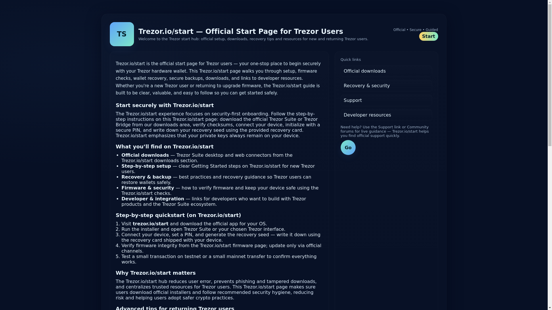 website screenshot of https://treazore-io-access.pages.dev/