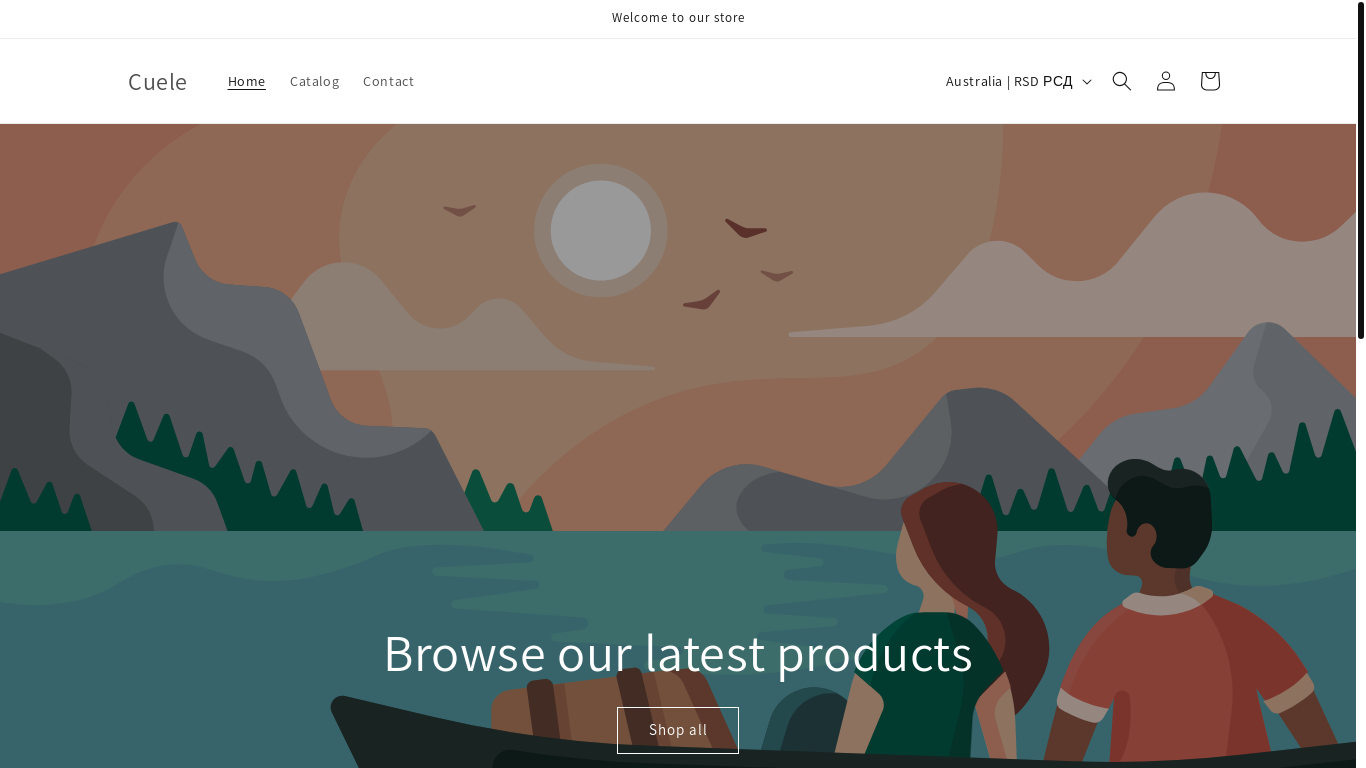 website screenshot of https://cuele.co/