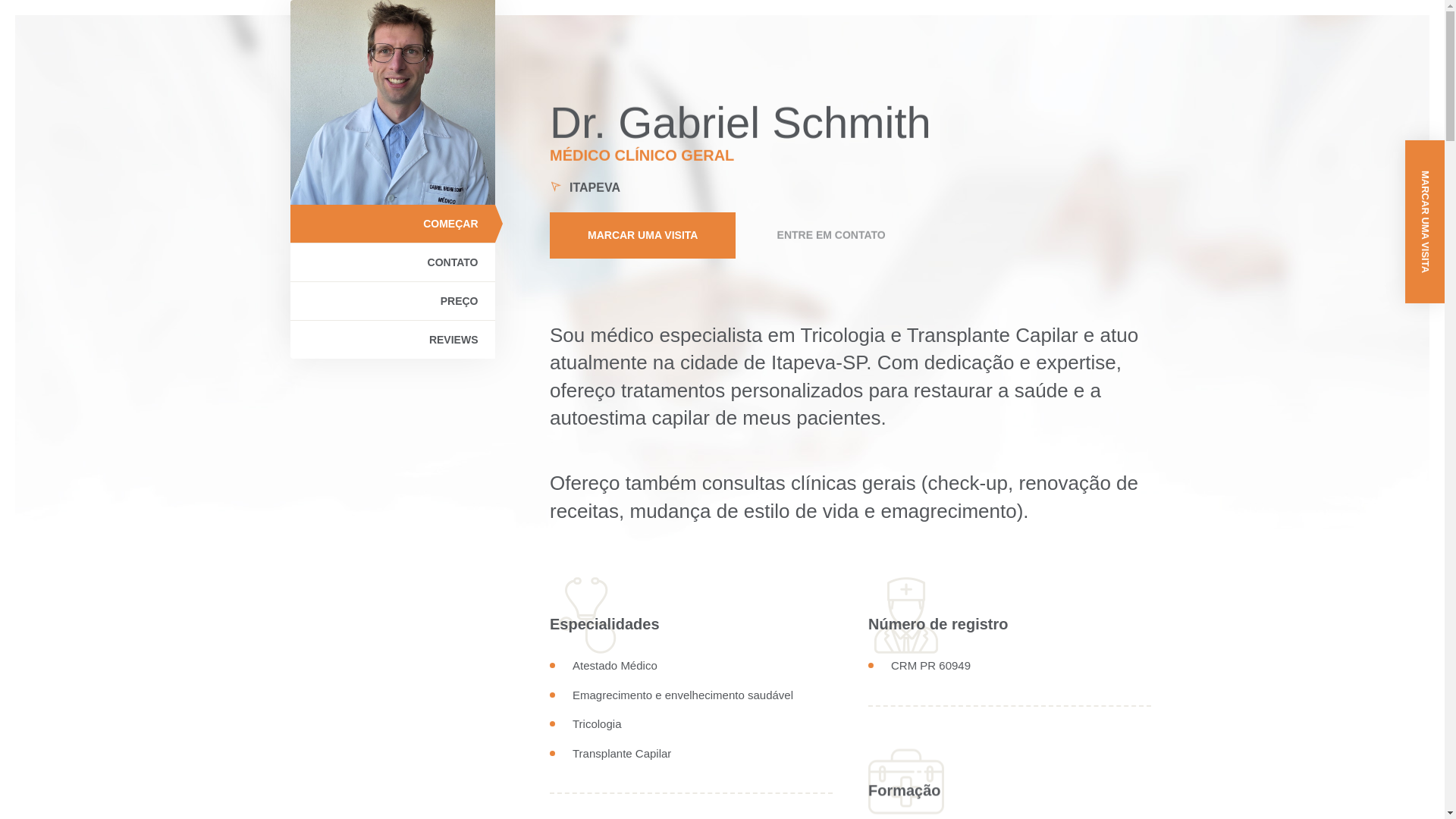website screenshot of https://haarecentrocapilar.com/