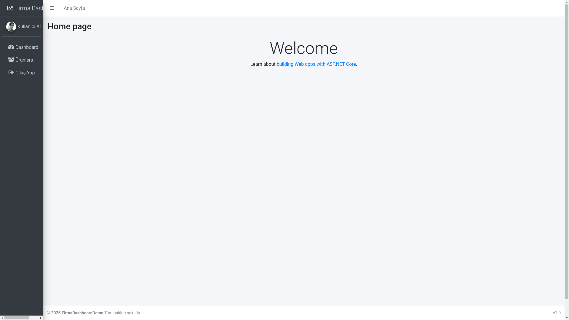 website screenshot of https://tentecrm.com.tr/