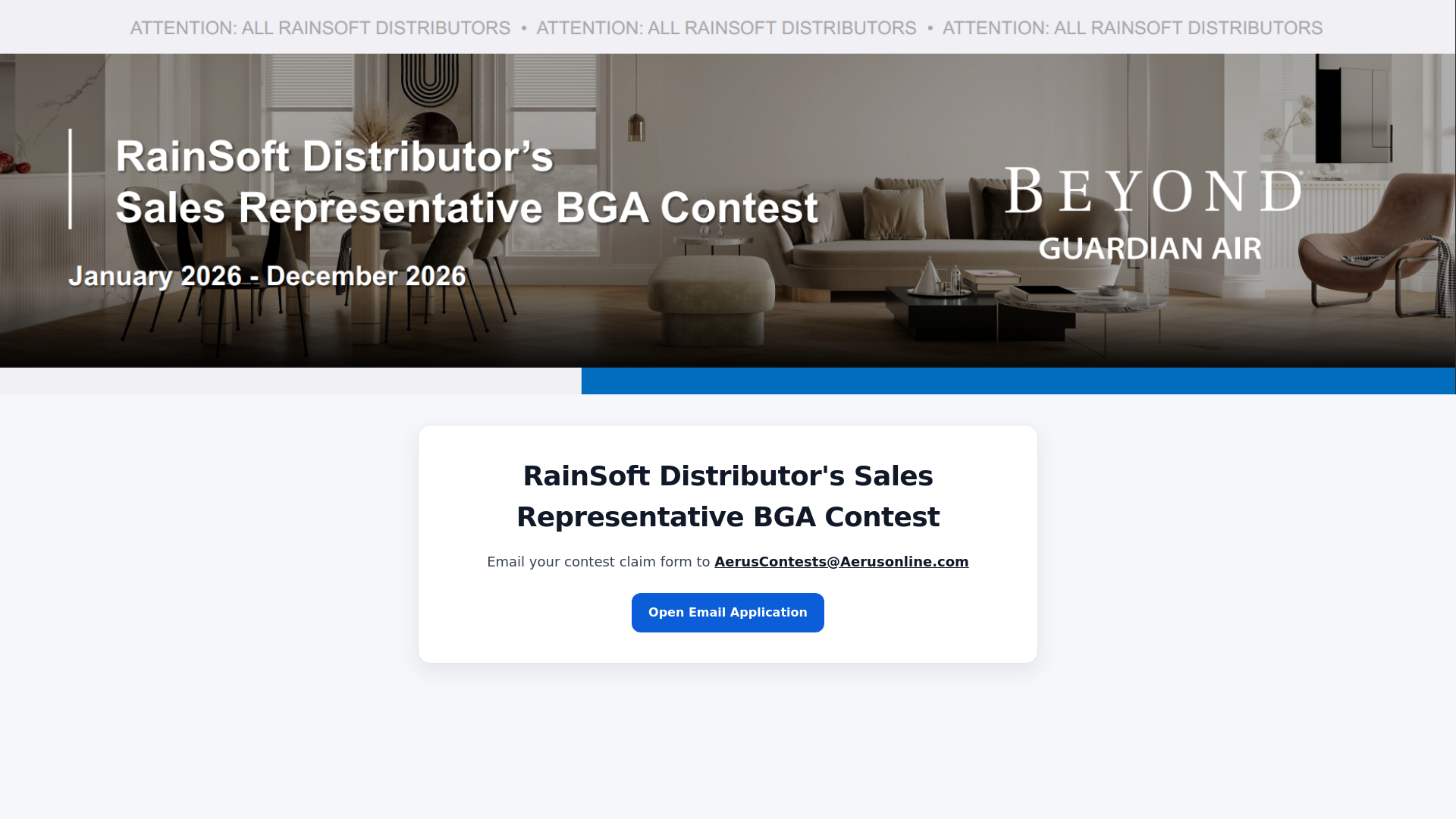 website screenshot of https://aeruscontest.com/
