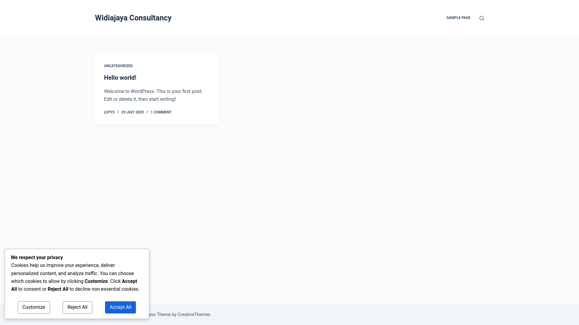 website screenshot of https://widiajaya.com/