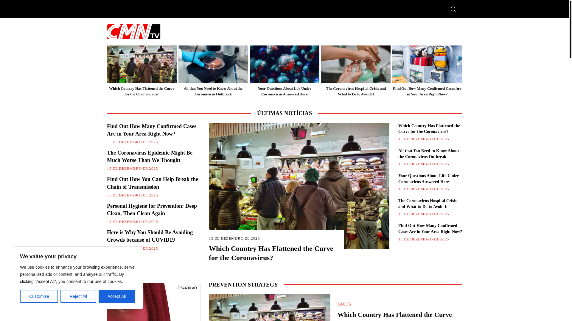 website screenshot of https://cmntv.com.br/