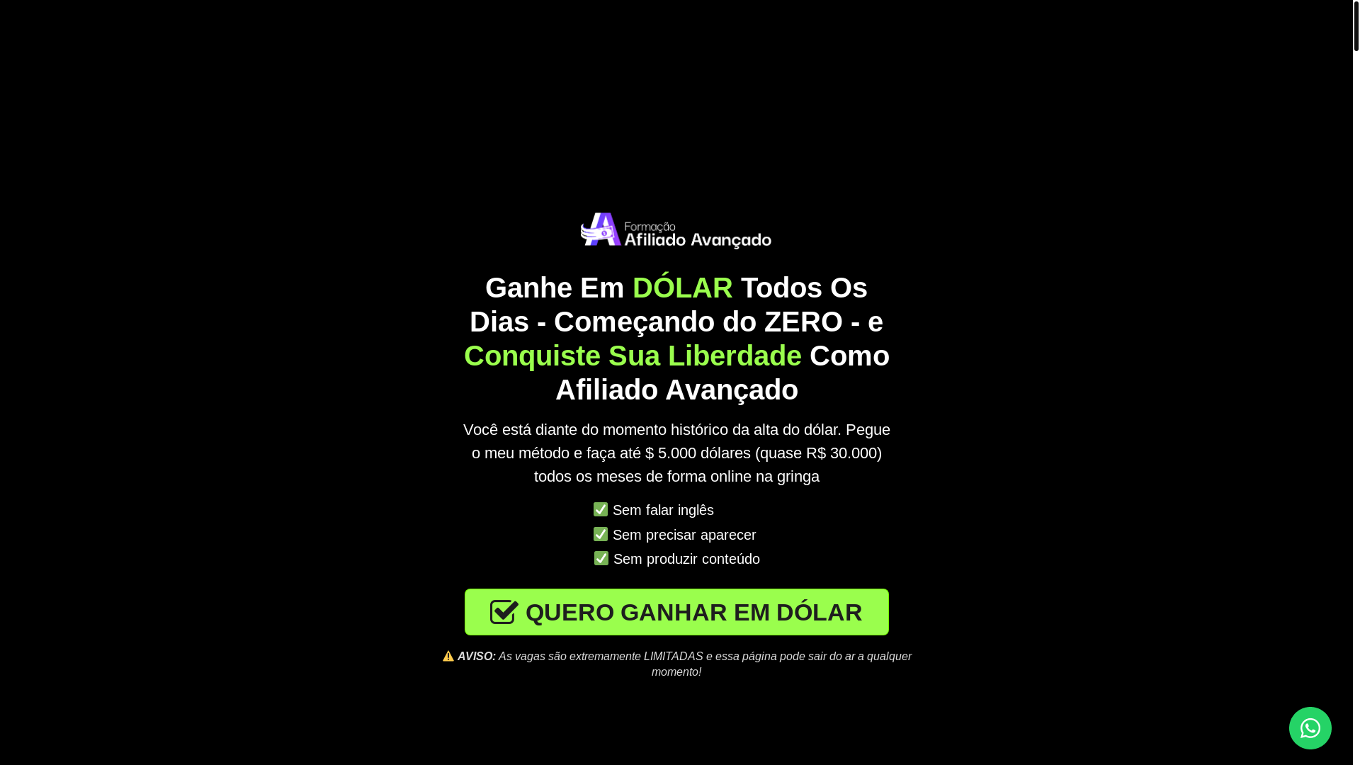 website screenshot of https://formacao-venda-em-dolar-tayna.shop/