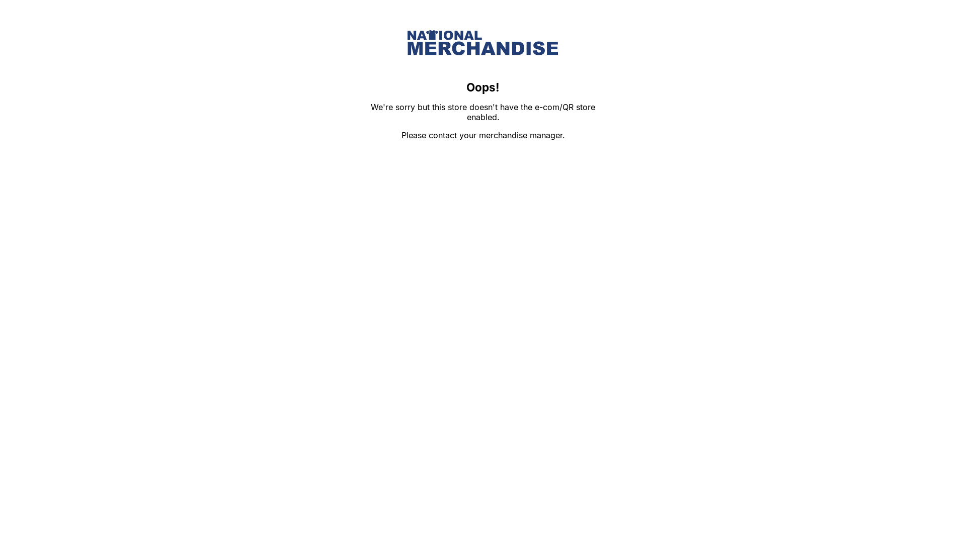 website screenshot of https://mandsbankarenamerch.com/