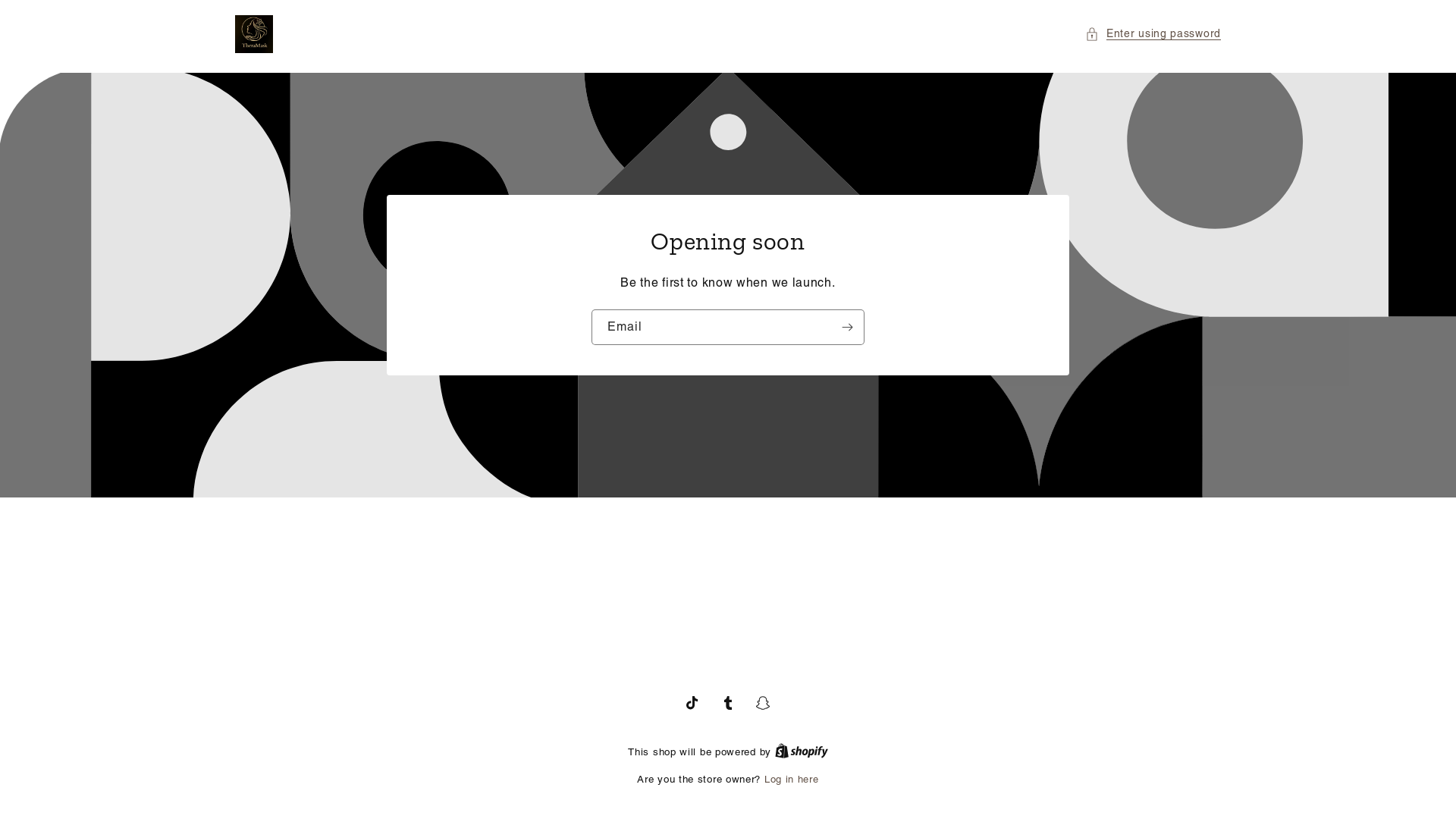 website screenshot of https://thera-mask.store/