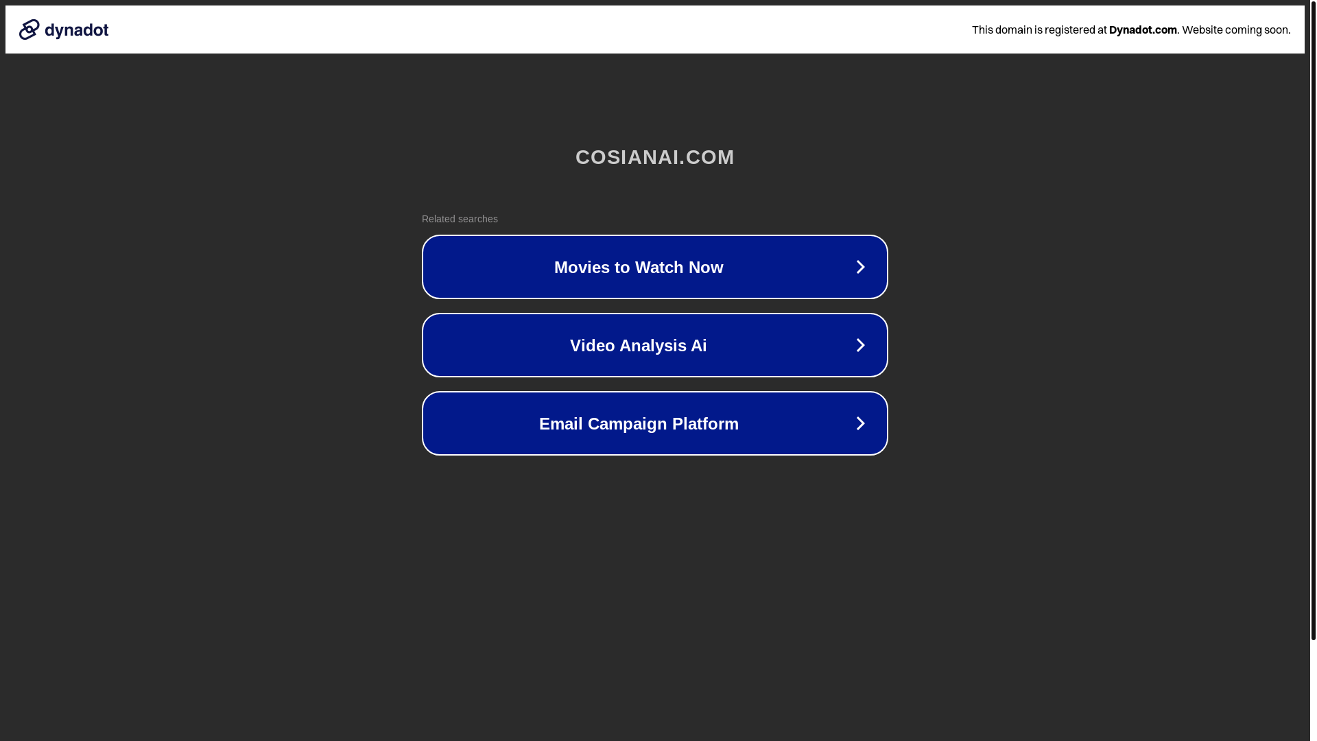 website screenshot of https://cosianai.com/
