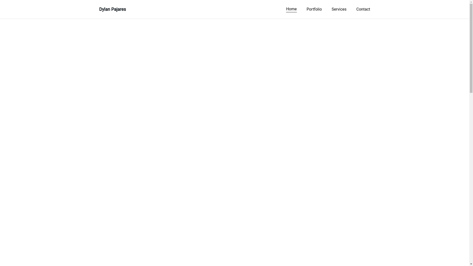 website screenshot of https://dylanpajares.es/