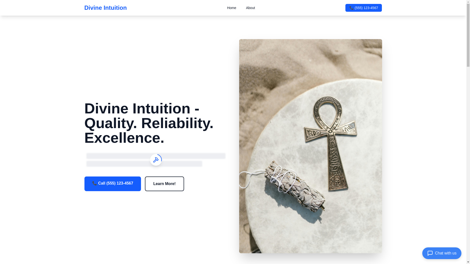 website screenshot of https://divine-intuition-website.pages.dev/