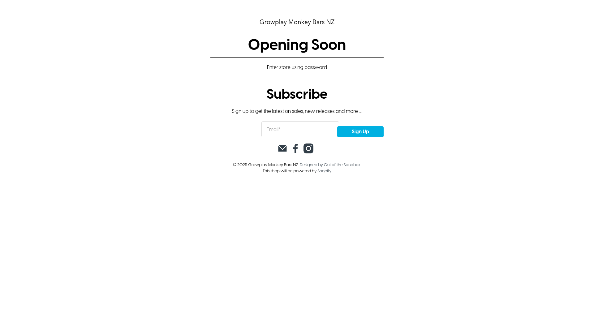website screenshot of https://growplaymonkeybars.co.nz/