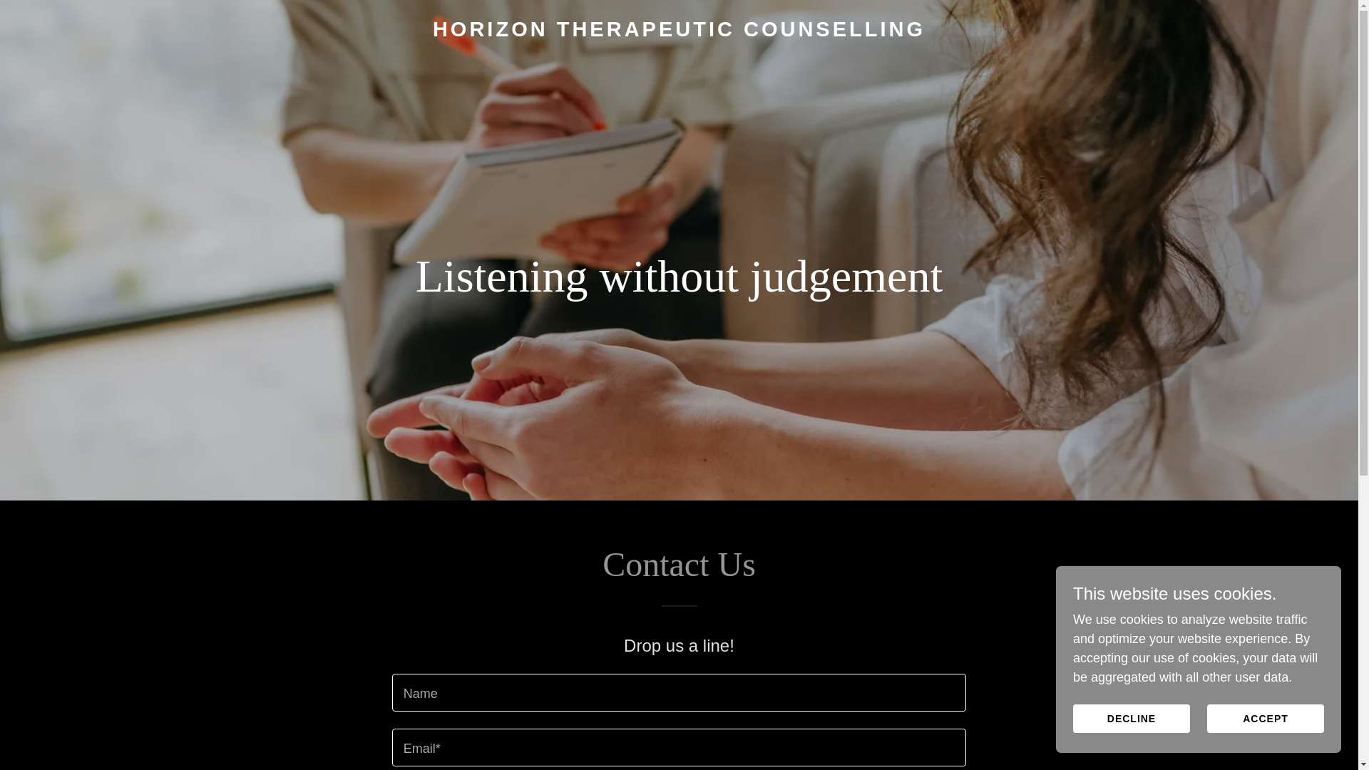 website screenshot of https://horizontherapeutic.co.uk/