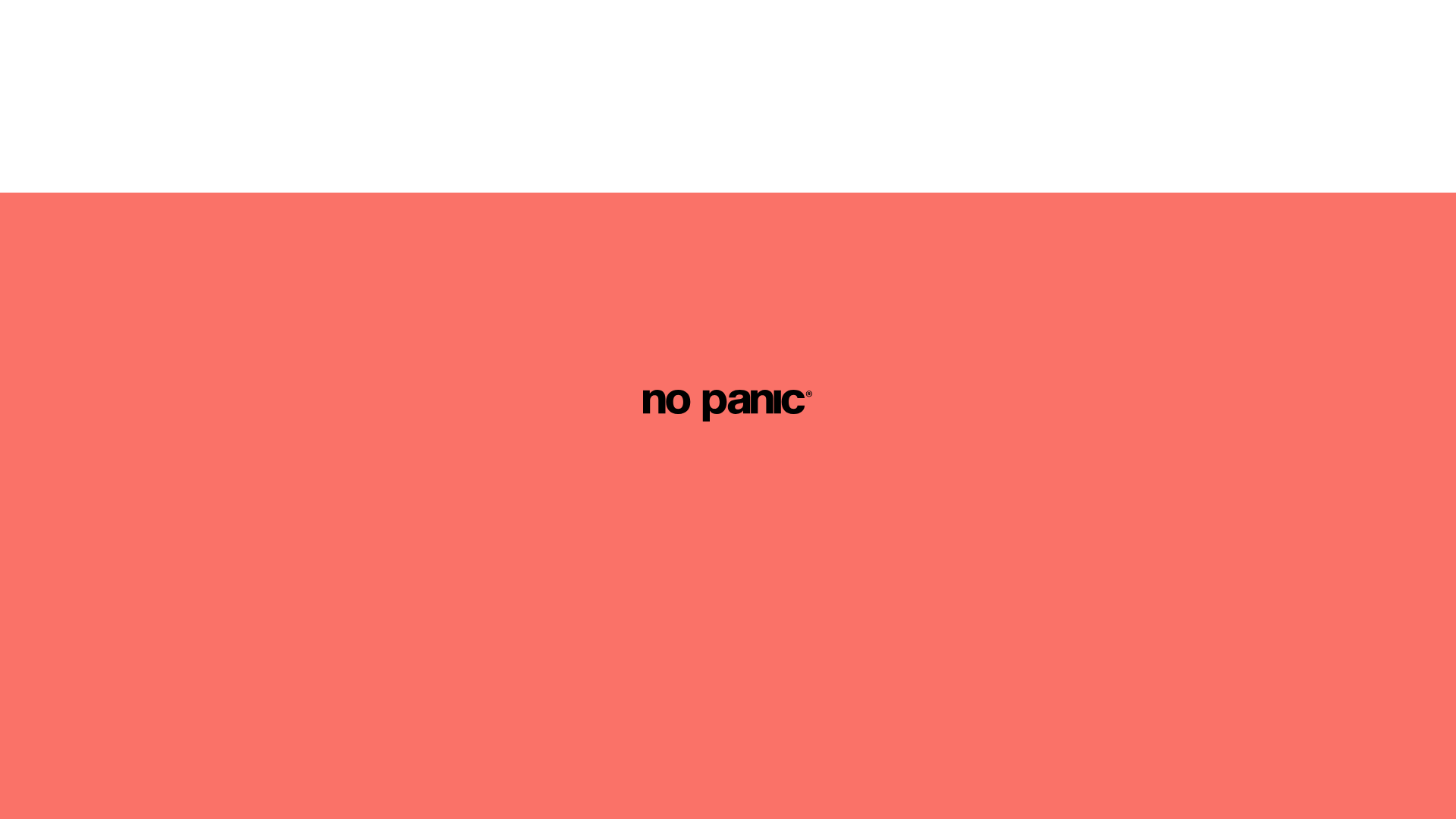 website screenshot of https://nopanicagency.it/