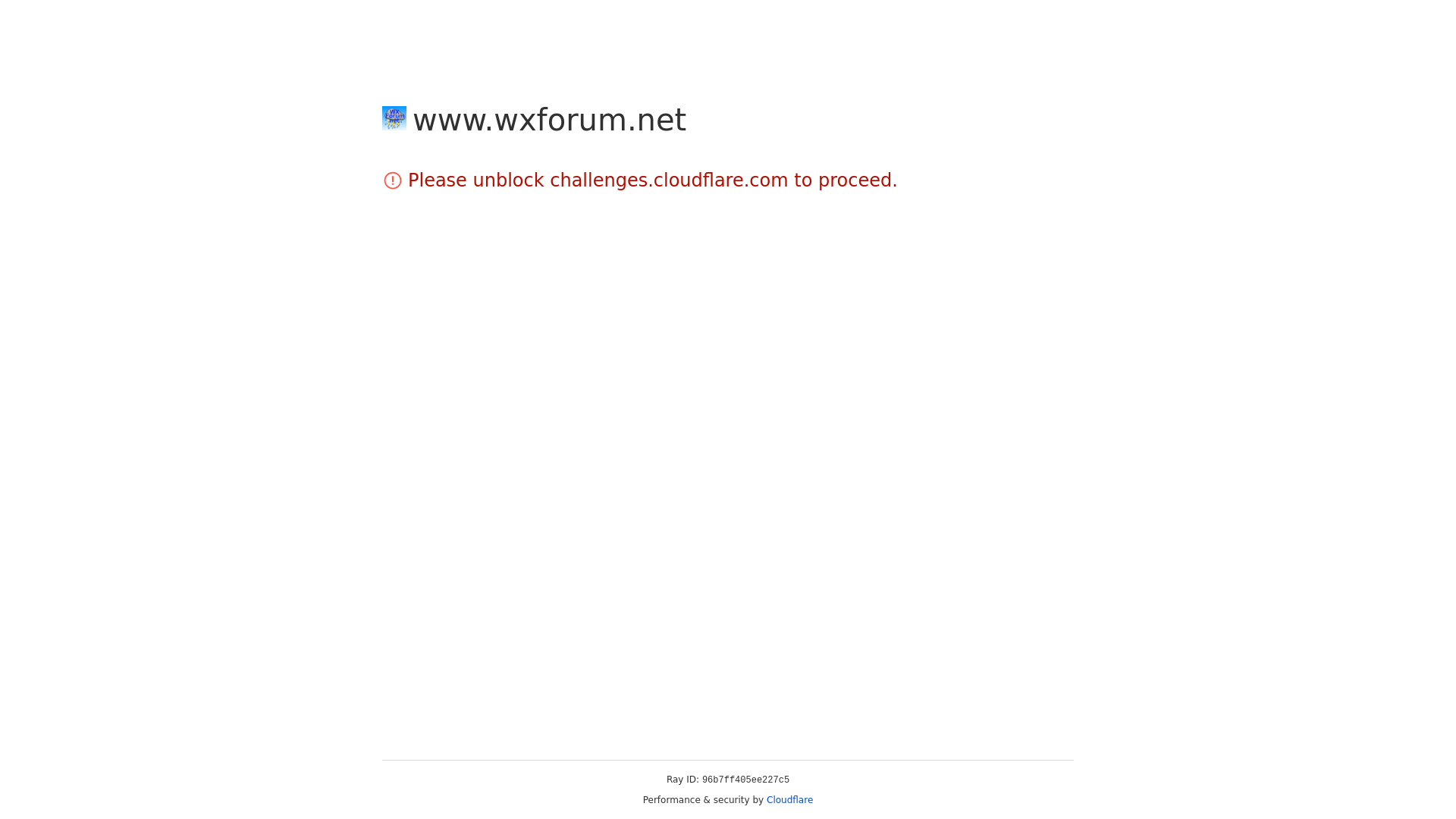 website screenshot of https://www.wxforum.net/