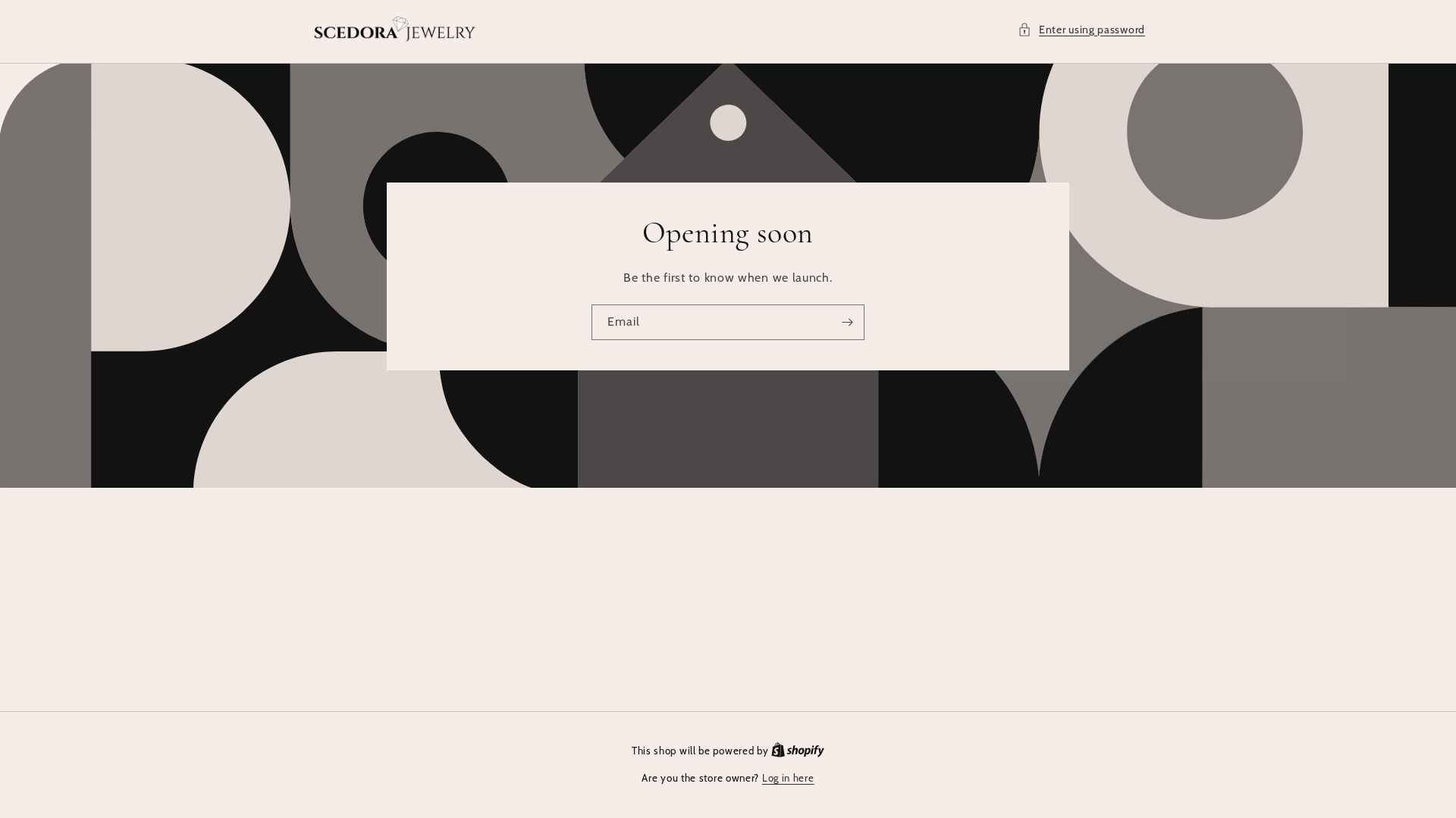 website screenshot of https://scedorajewelry.com/