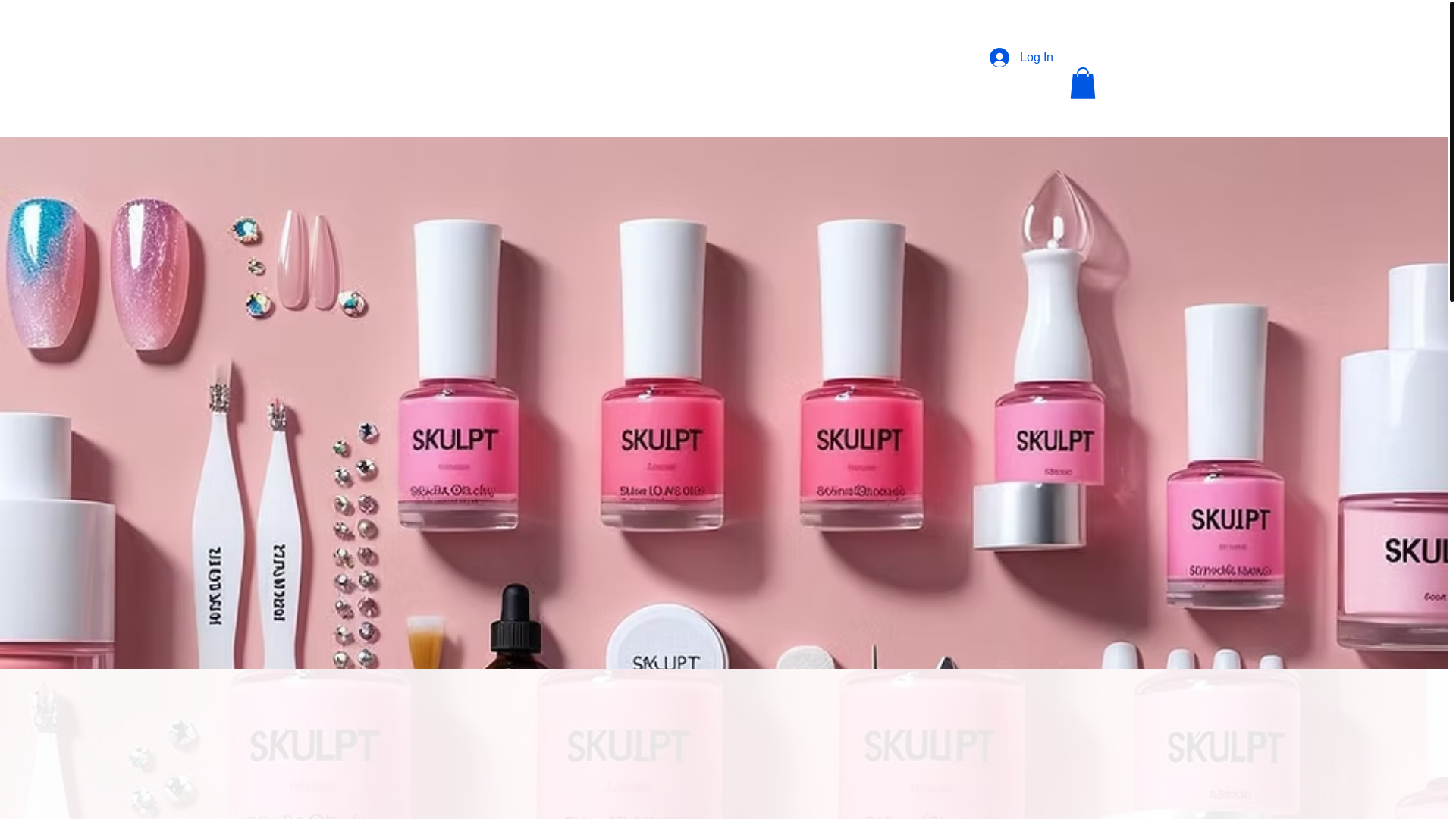 website screenshot of https://skulptsystemsnailsupply.com/