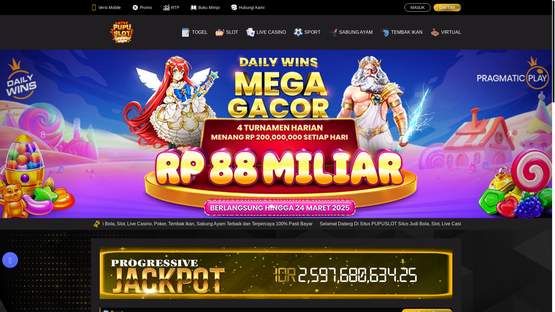 website screenshot of https://pupuslothebat.net/