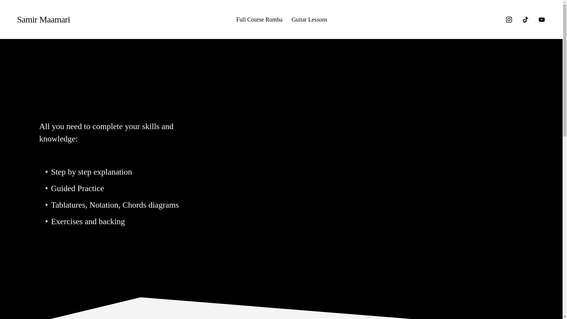 website screenshot of https://samirmaamari.com/