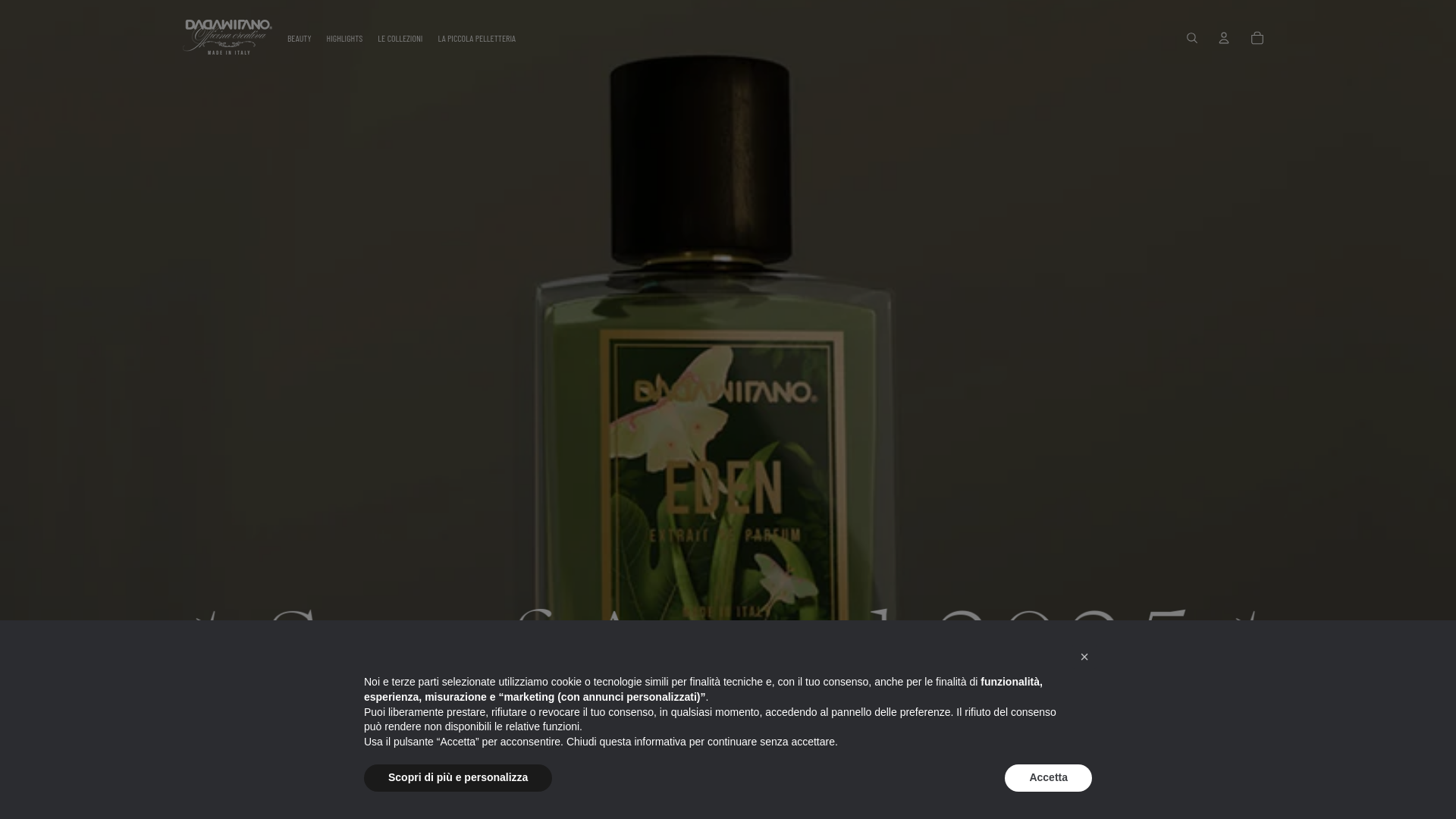 website screenshot of https://dadamilanofficinacreativa.it/