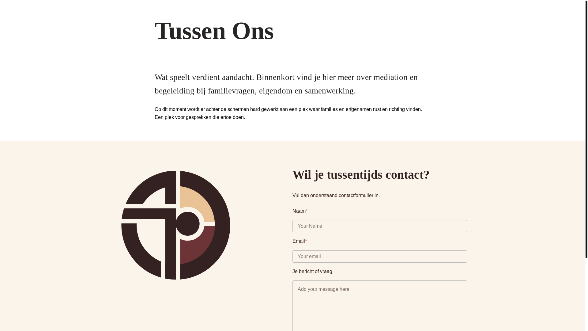 website screenshot of https://lauravandenboschmediation.nl/