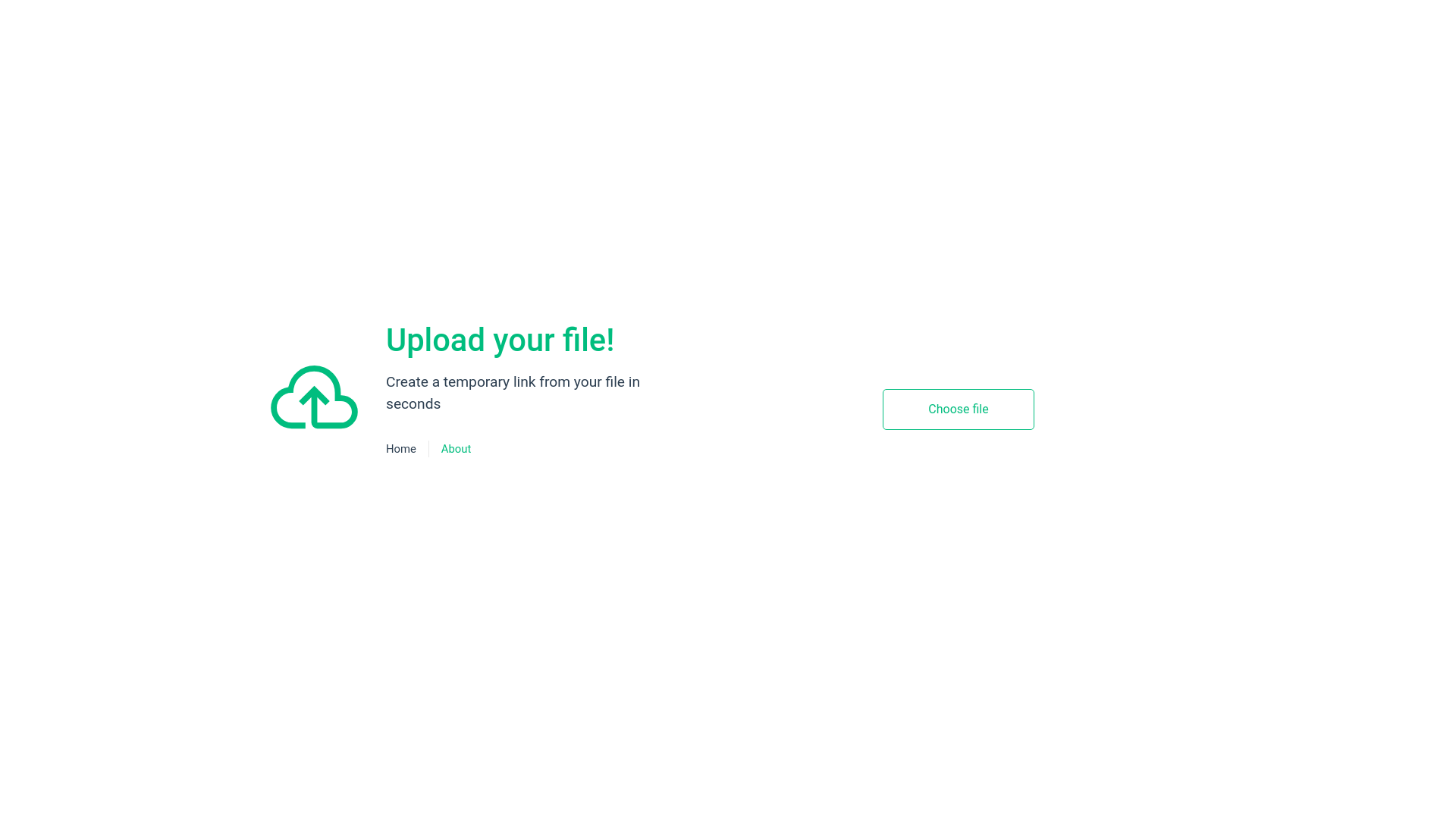 website screenshot of https://file2url.com/