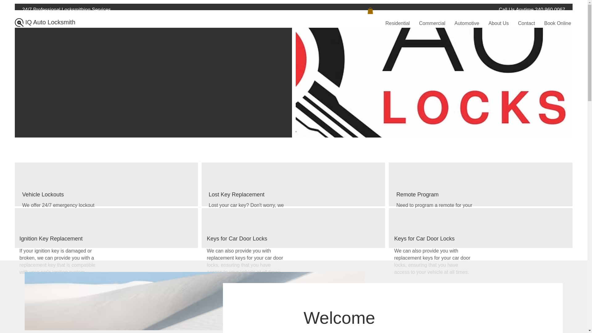 website screenshot of https://iqautolocksmith.com/