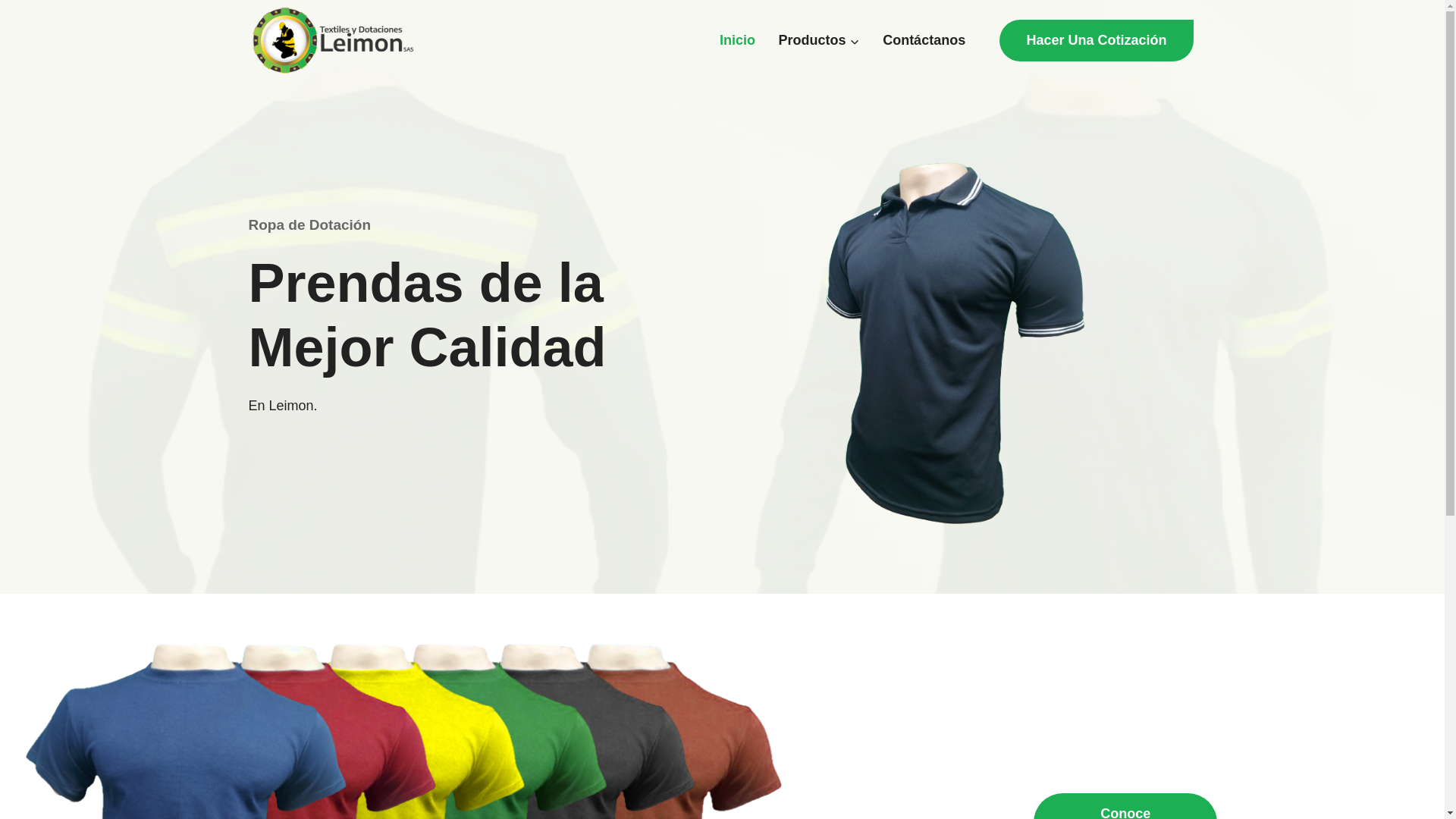 website screenshot of https://textilesleimon.com/