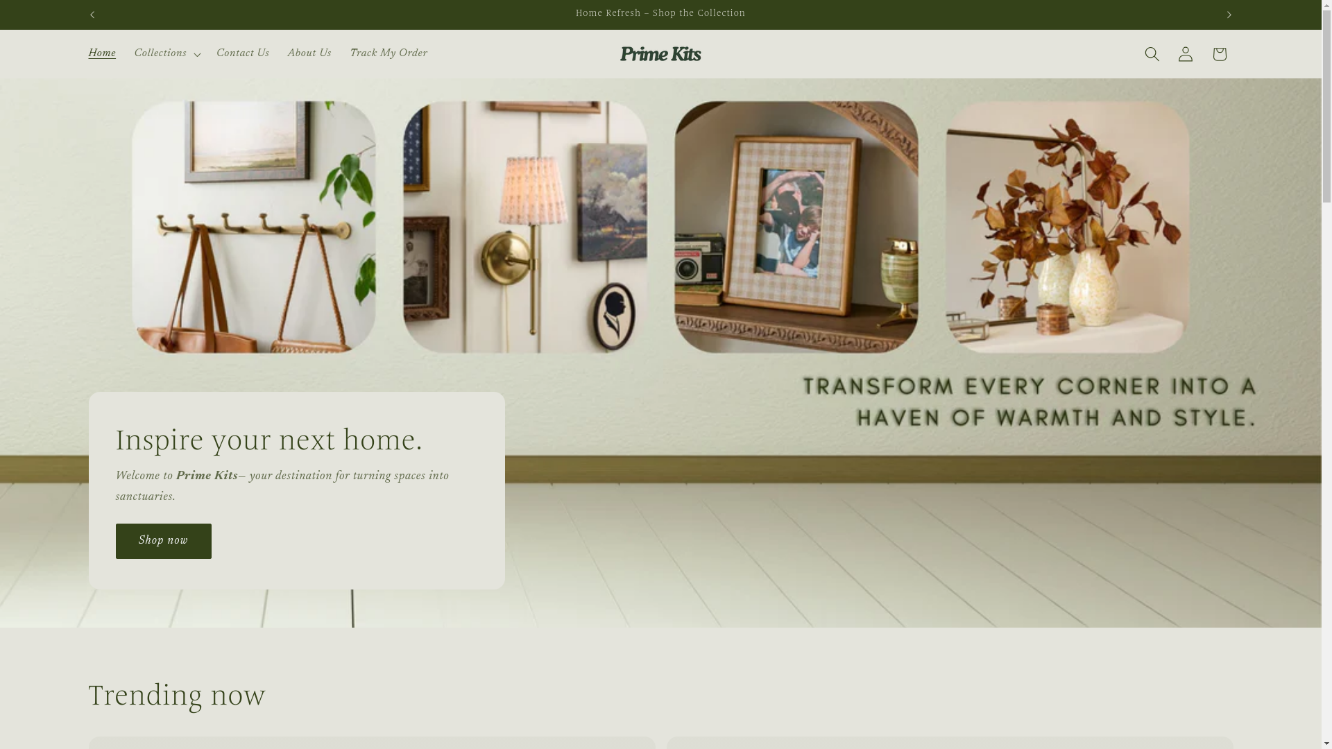 website screenshot of https://primekits.co.uk/